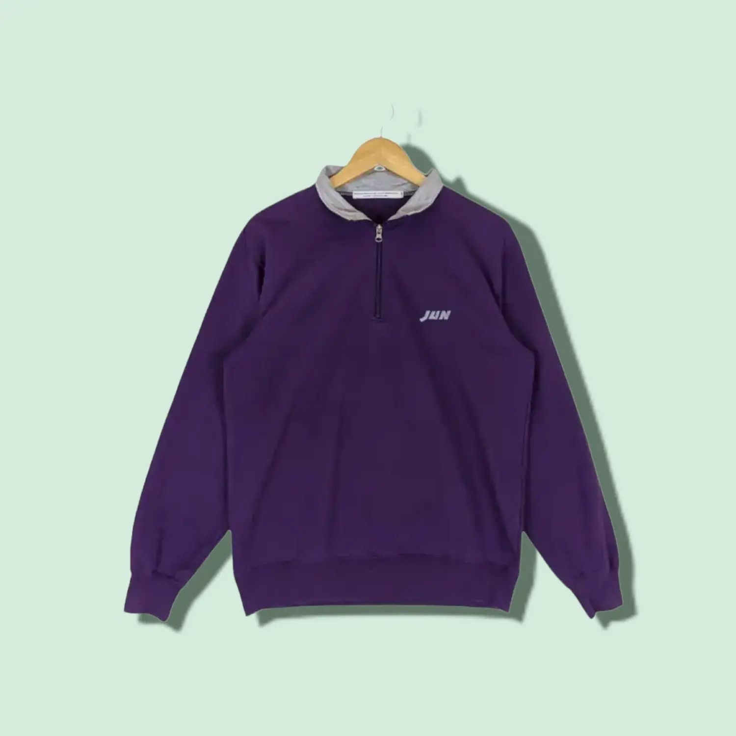 Japanese Brand Vintage Japan JUN Virgin Voyage Collection Jumper Sweatshirt Size US L / EU 52-54 / 3 - 1 Thumbnail