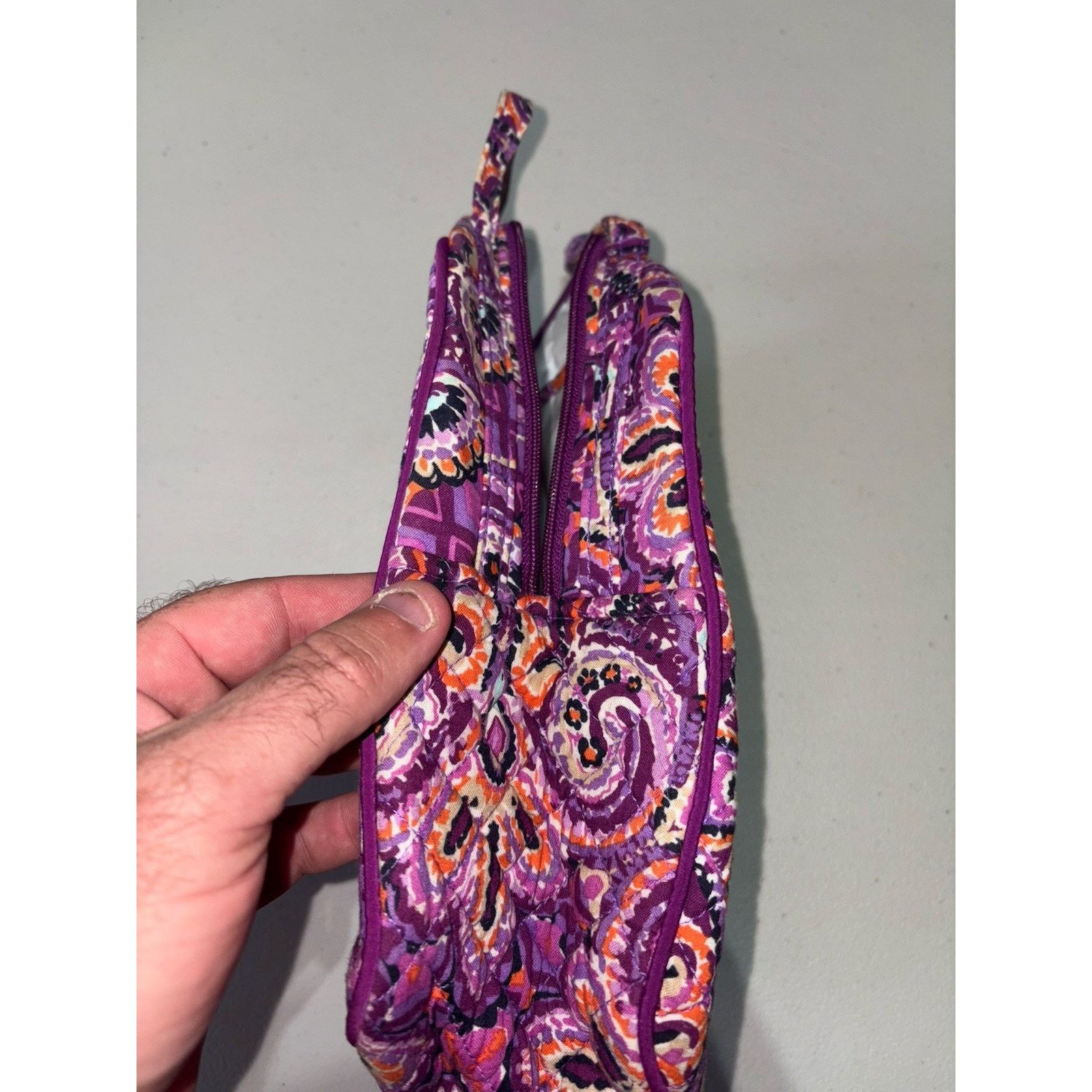 Vera Bradley Vera Bradley Lunch Bunch Lunch Bag-Plum Crazy Pattern Size ONE SIZE - 4 Thumbnail