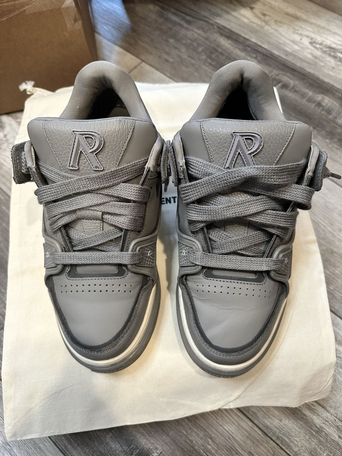 image of Represent Clo Apex Shoes in Grey, Men's (Size 10)