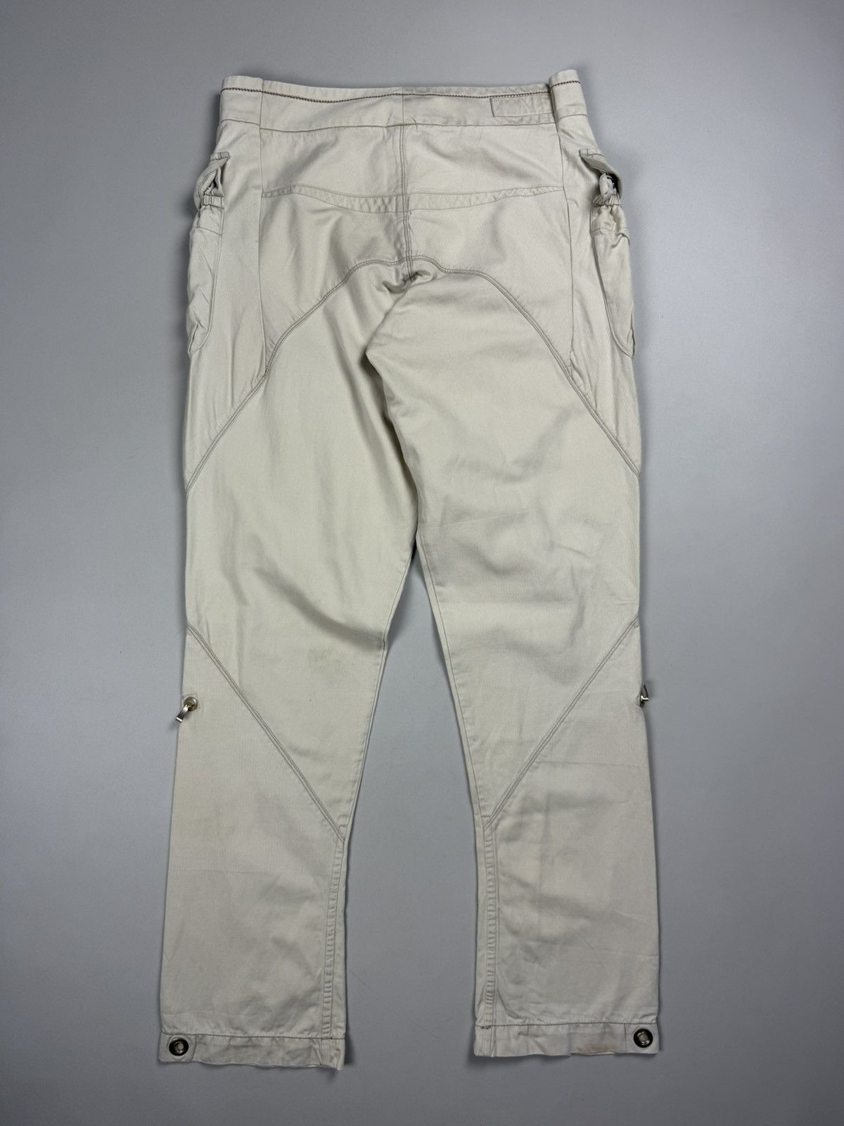 Marithe + Francois Girbaud × Vintage Girbaud Vintage Avant-Garde Cargo Pockets Baggy Chino Pants Size US 32 / EU 48 - 19 Thumbnail