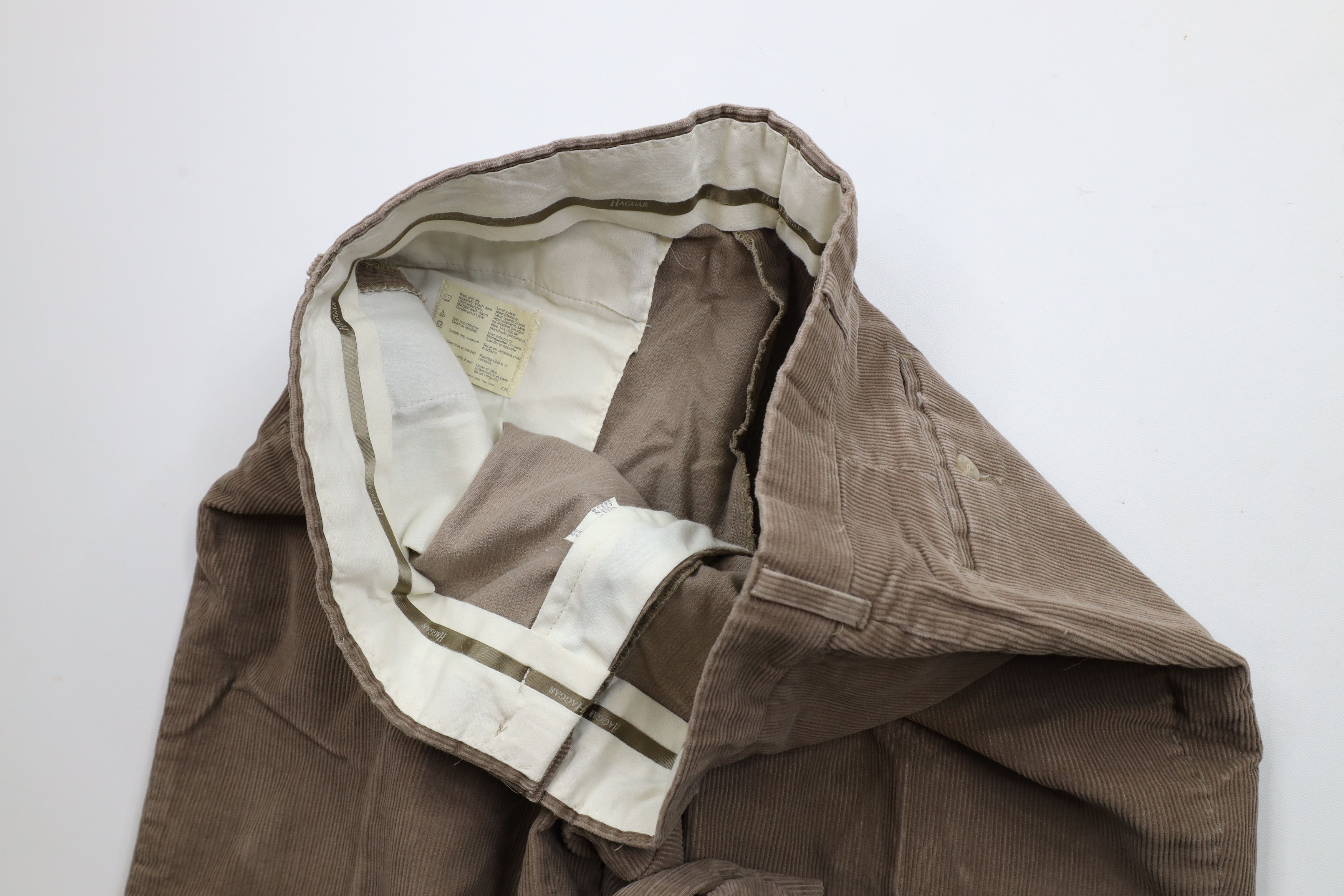 Vintage Vintage 90s Streetwear Wide Leg Corduroy Chino Pants Beige Size US 36 / EU 52 - 8 Thumbnail