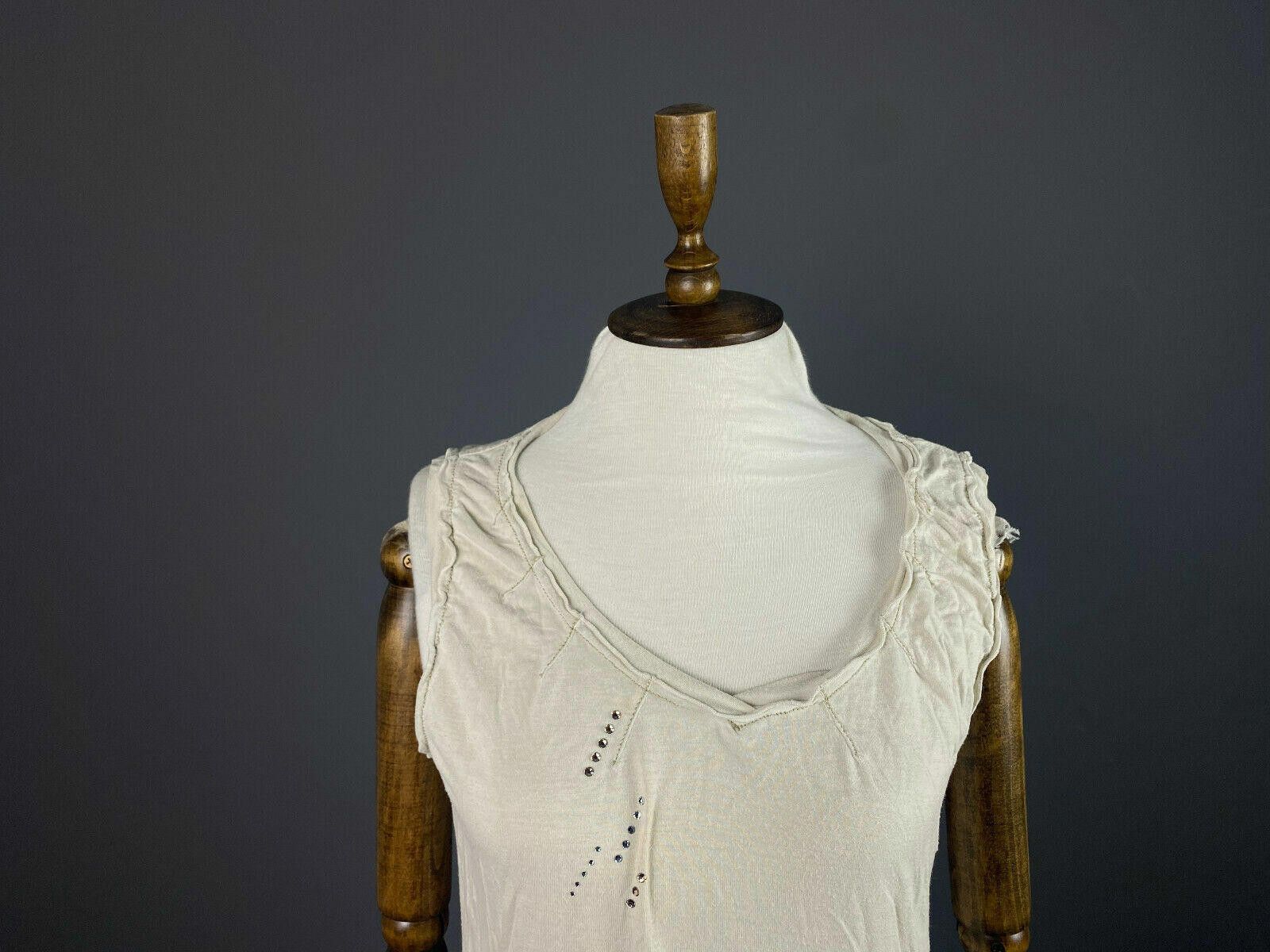 Bottega Veneta Bottega by Elisa Cavaletti Ivory Summer Shirt Blose Size L Size L / US 10 / IT 46 - 2 Thumbnail