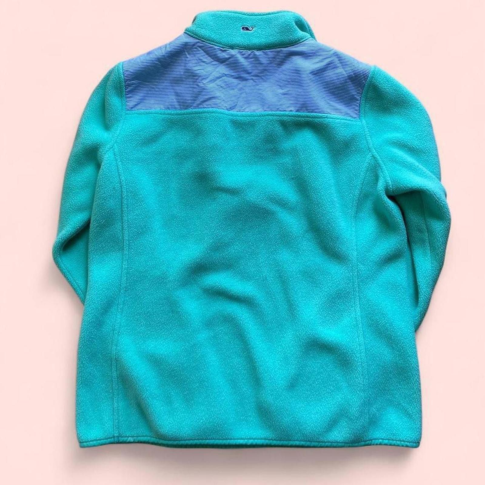 Vineyard Vines Vineyard Vines teal quarter zip up fleece Size XS / US 0-2 / IT 36-38 - 4 Thumbnail