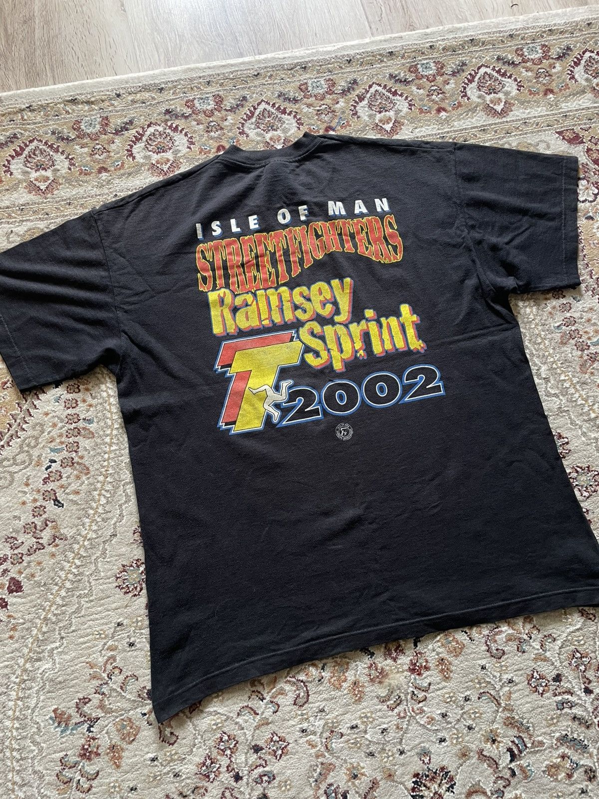 Vintage Isle Of Man Racing Ramsey Sprint Street Fighters 2002 Moto Size US XL / EU 56 / 4 - 7 Thumbnail
