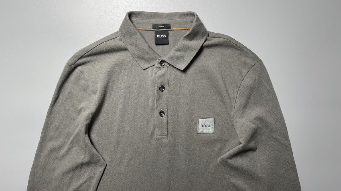 Hugo Boss BOSS Orange Passerby Long Sleeve Polo SIZE “M” Size US M / EU 48-50 / 2 - 2 Thumbnail