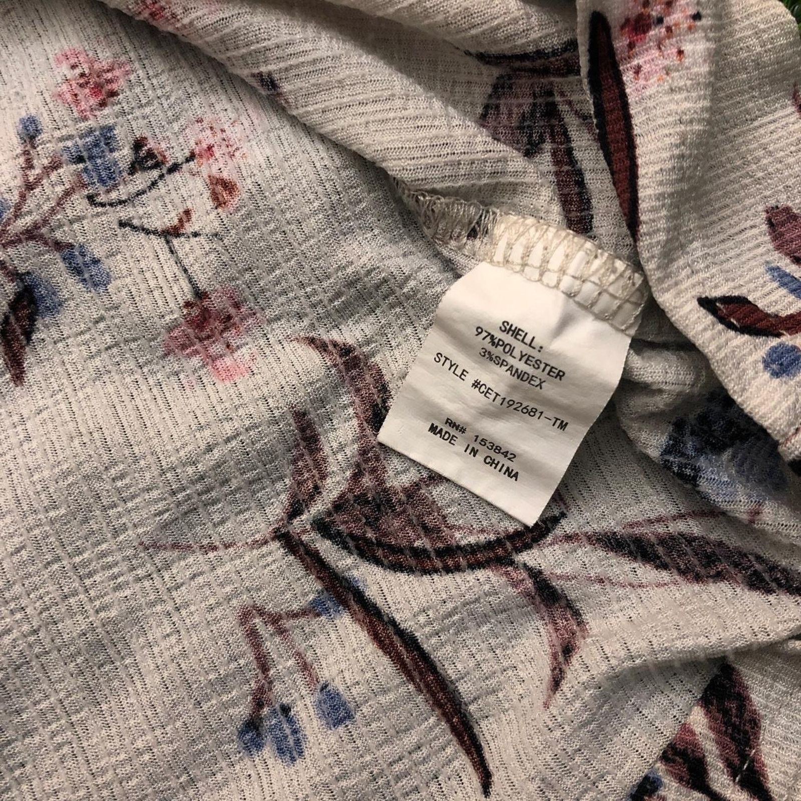 Other Women's Grey Floral Melloday Blouse Size L / US 10 / IT 46 - 5 Thumbnail