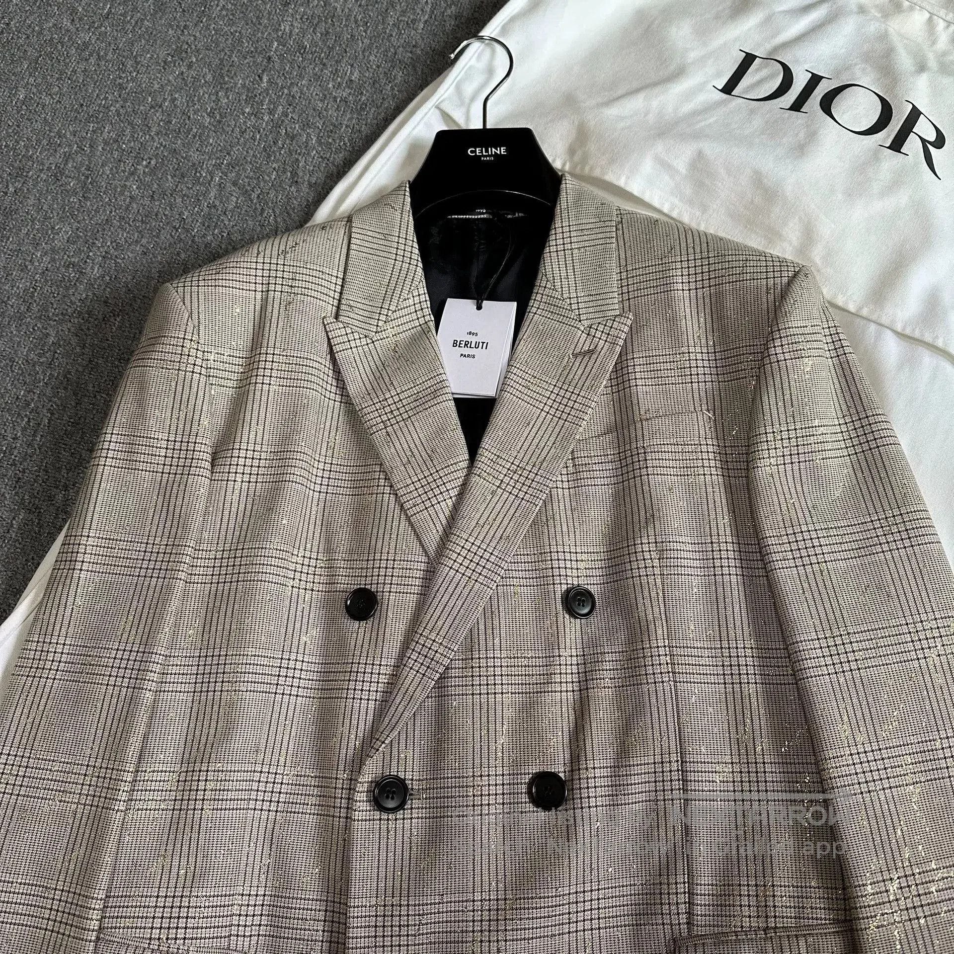Berluti Berlut Peak Lapel Gold Thread Suit Jacket. Size US L / EU 52-54 / 3 - 3 Thumbnail