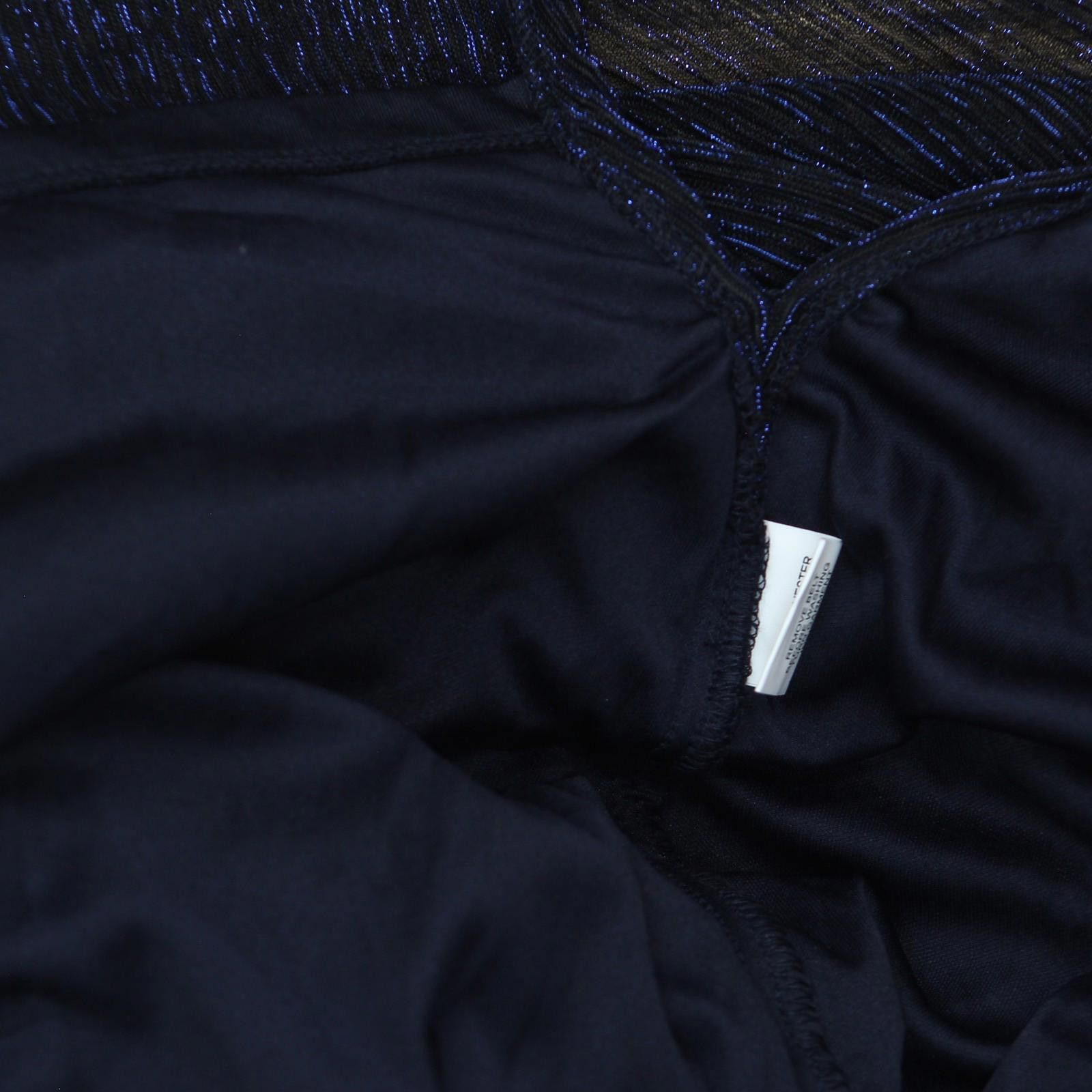 Other Nwt Ny Collection Mesh Dress With Long Sleeves Navy Blue 1x Size XL / US 12-14 / IT 48-50 - 4 Thumbnail