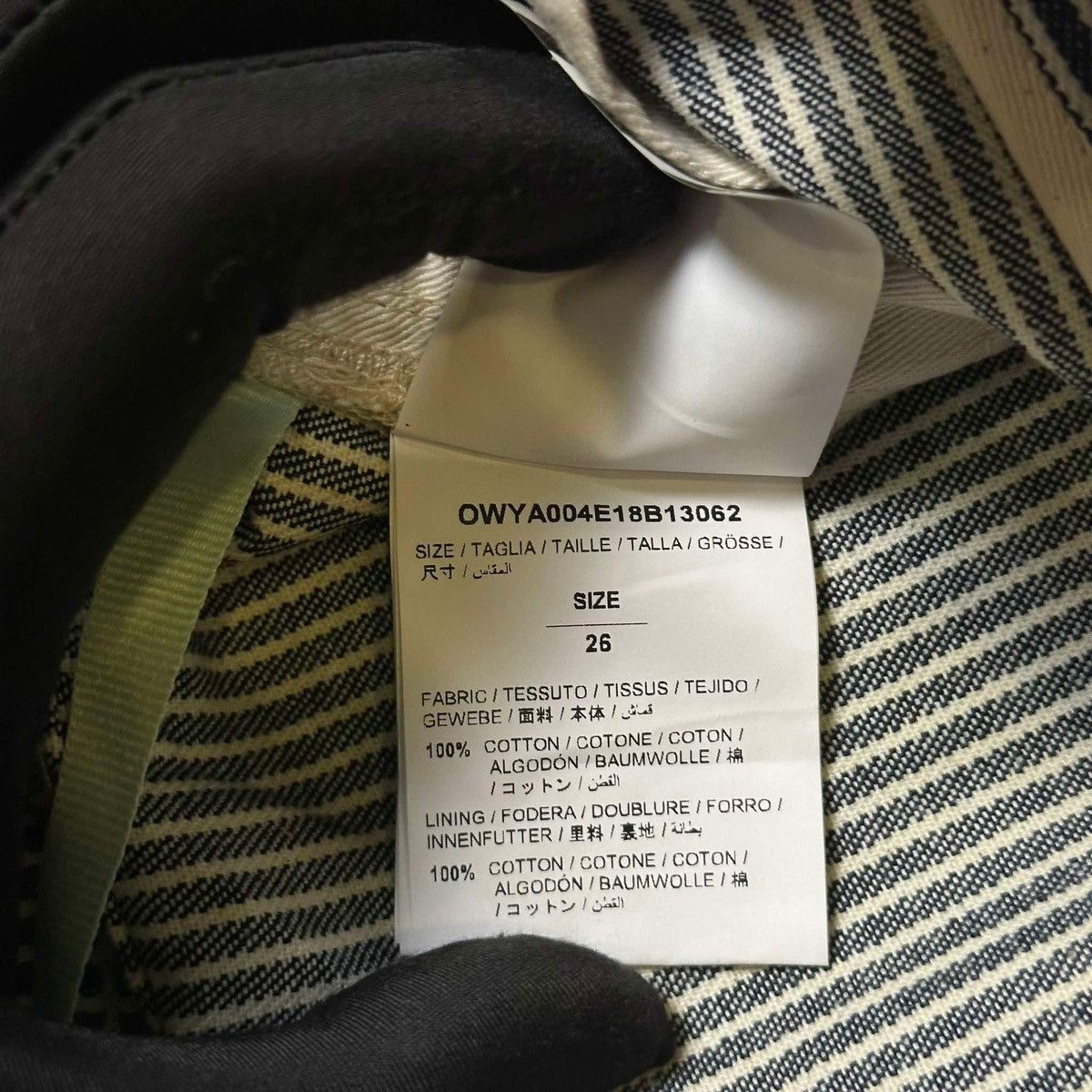 Off-White × Virgil Abloh OFF WHITE DENIM PANTS Size US 26 / EU 42 - 9 Thumbnail