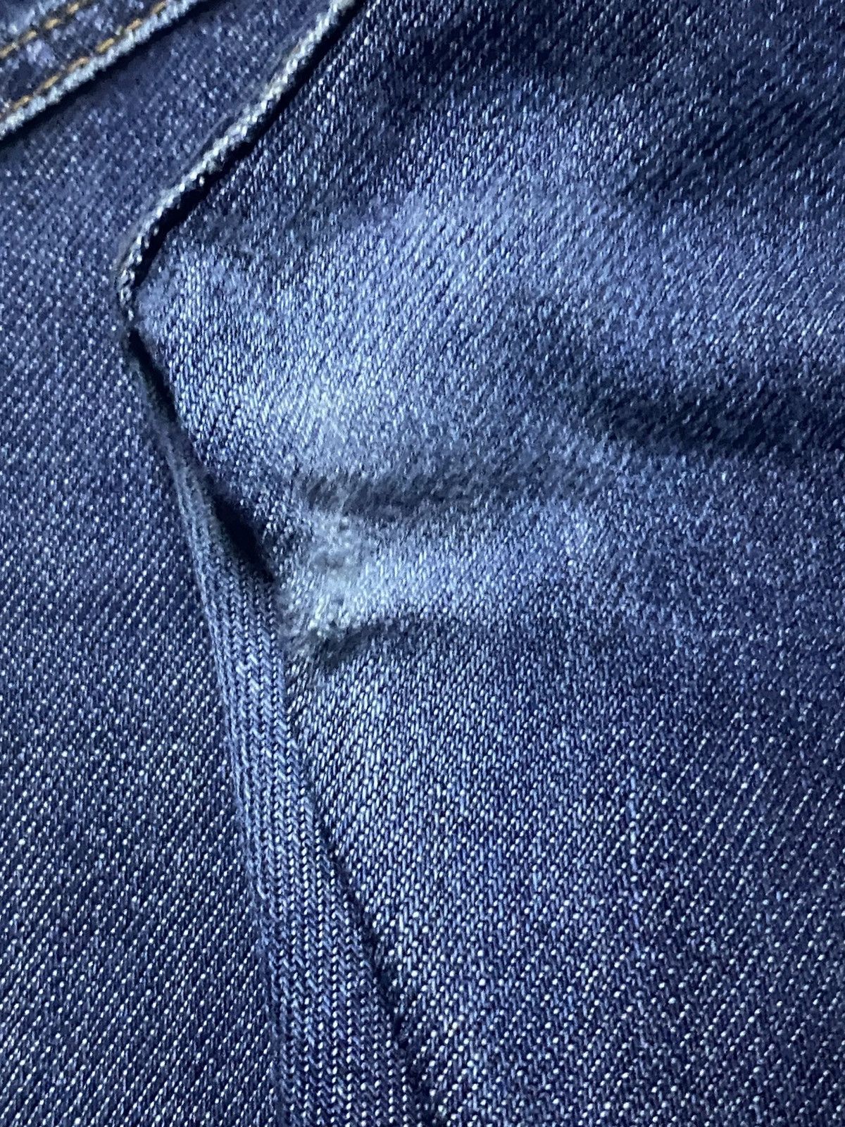Undercover × Uniqlo Vintage Uniqlo Selvedge Blue wash Distressed Slim Fit Jeans Size US 35 - 13 Thumbnail