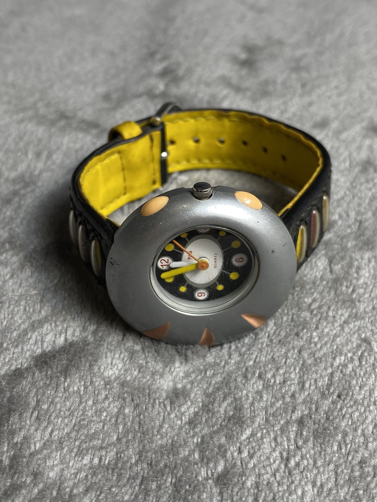 Japanese Brand × Jewelry × Vintage Futuristic Vintage Japanese Style Twins Design Watch Size ONE SIZE - 7 Thumbnail