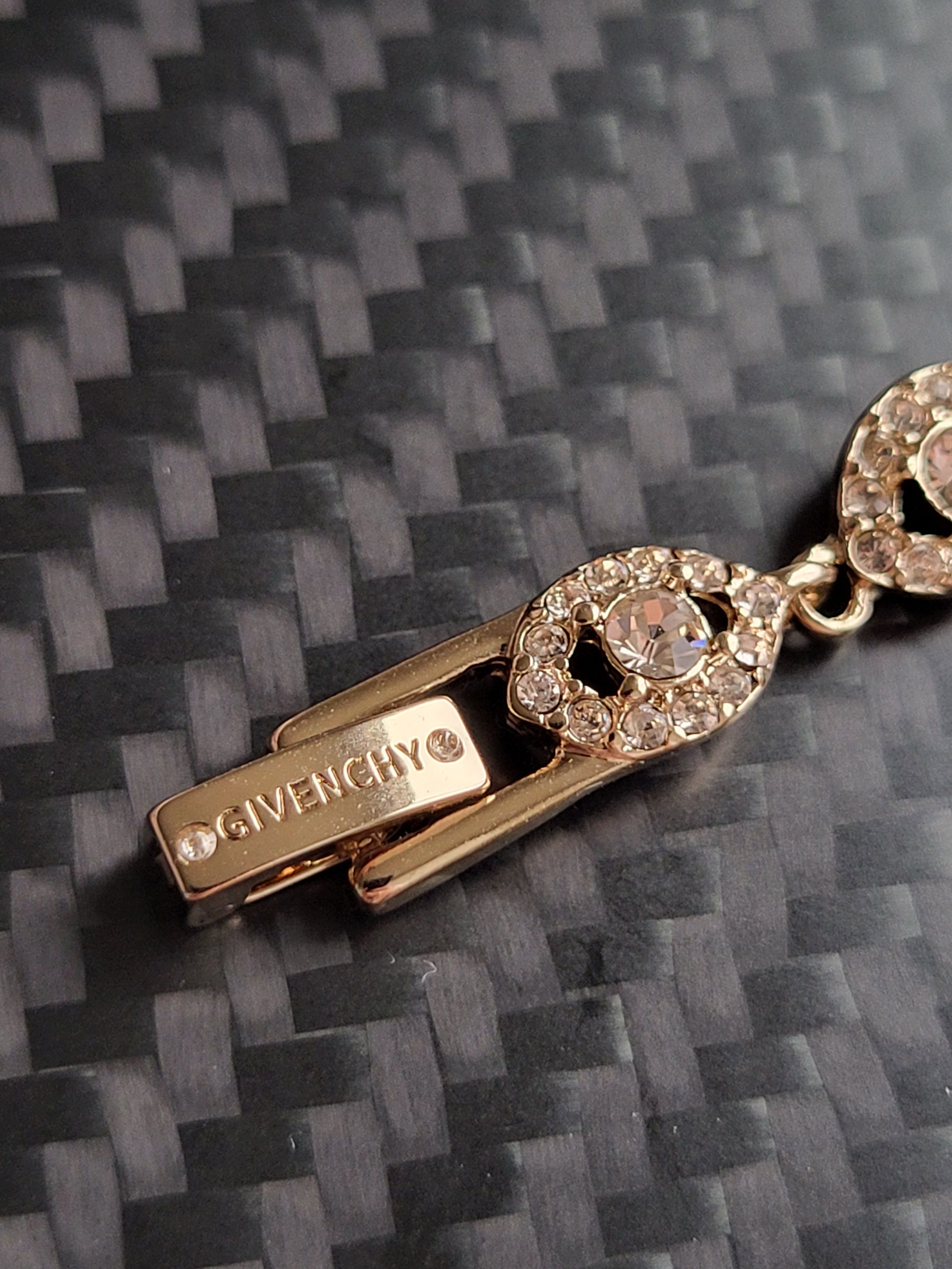 Givenchy 👁️Crystal Flex Gold Eye Bracelet Size ONE SIZE - 4 Thumbnail