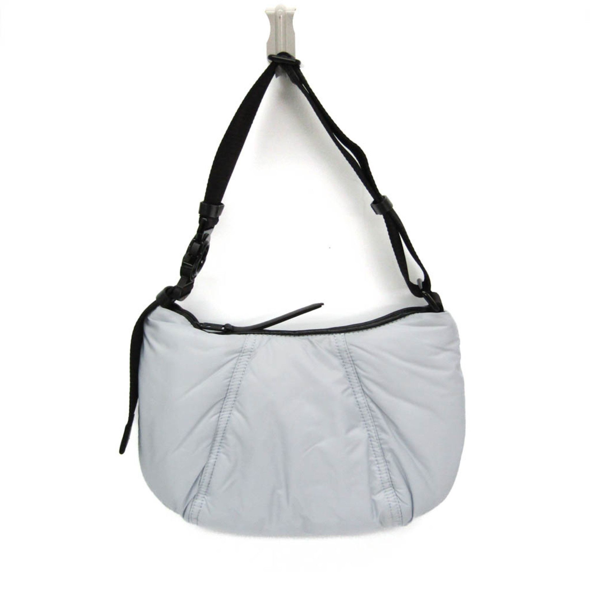Moncler Moncler SPREAD HOBO SMALL H209B5C00001 Women's Nylon,Canvas Shoulder Bag Black,Light Blue Gray Size ONE SIZE - 1 Thumbnail