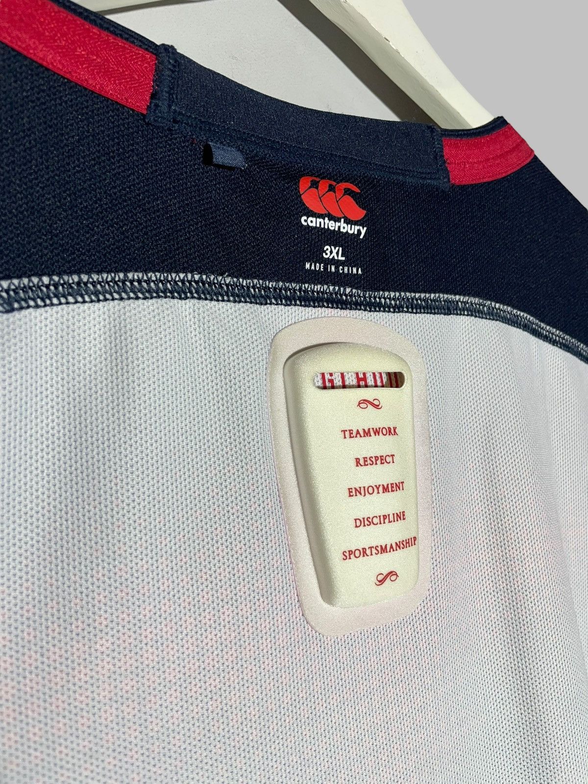 Canterbury of New Zealand England Canterbury Vapordri Player Issue Rugby Jersey Size US XXL / EU 58 / 5 - 11 Thumbnail