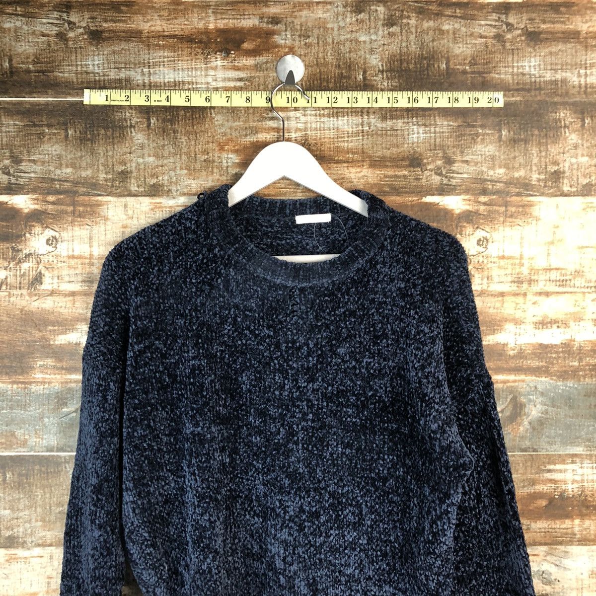 Homespun Knitwear × Japanese Brand As De Deve Dark Blue Knitwear #A1501 Size L / US 10 / IT 46 - 2 Thumbnail