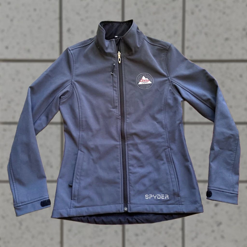 Spyder Spyder Jacket Womens Size 6 Coors Light Elevation Full Zip Gray Size M / US 6-8 / IT 42-44 - 1 Thumbnail