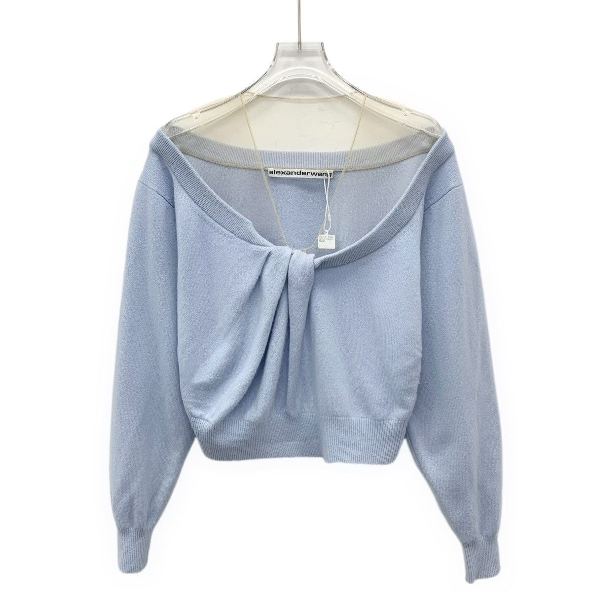 Alexander Wang Alexander Wang Blue Wool Long Sleeve Knit Sweater K26WX Size XS / US 0-2 / IT 36-38 - 1 Thumbnail