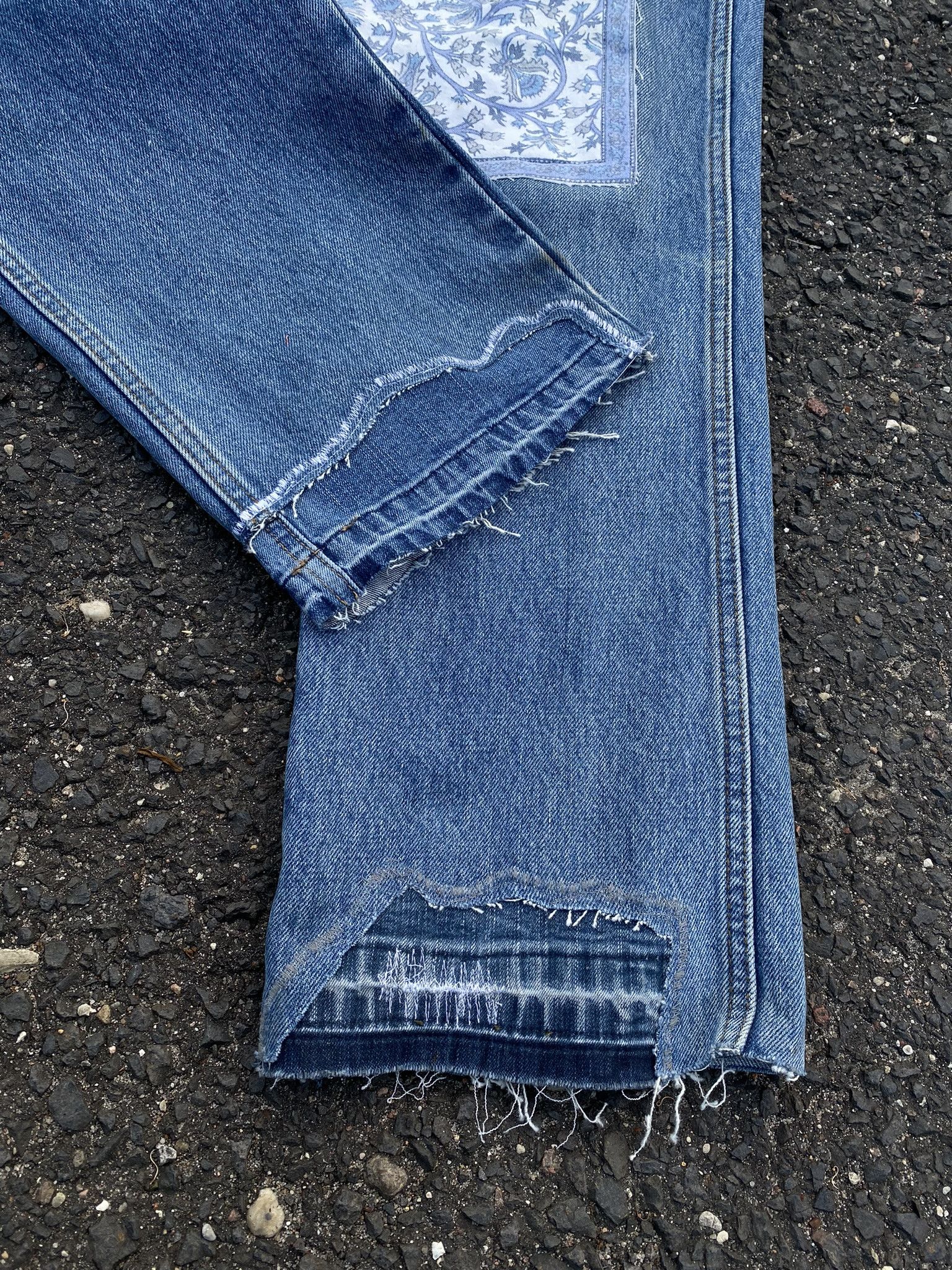 Kapital × Undercover × Vintage Vintage Kapital Inspired Baggy Denim Saschiko Patchwork Size US 34 / EU 50 - 12 Thumbnail