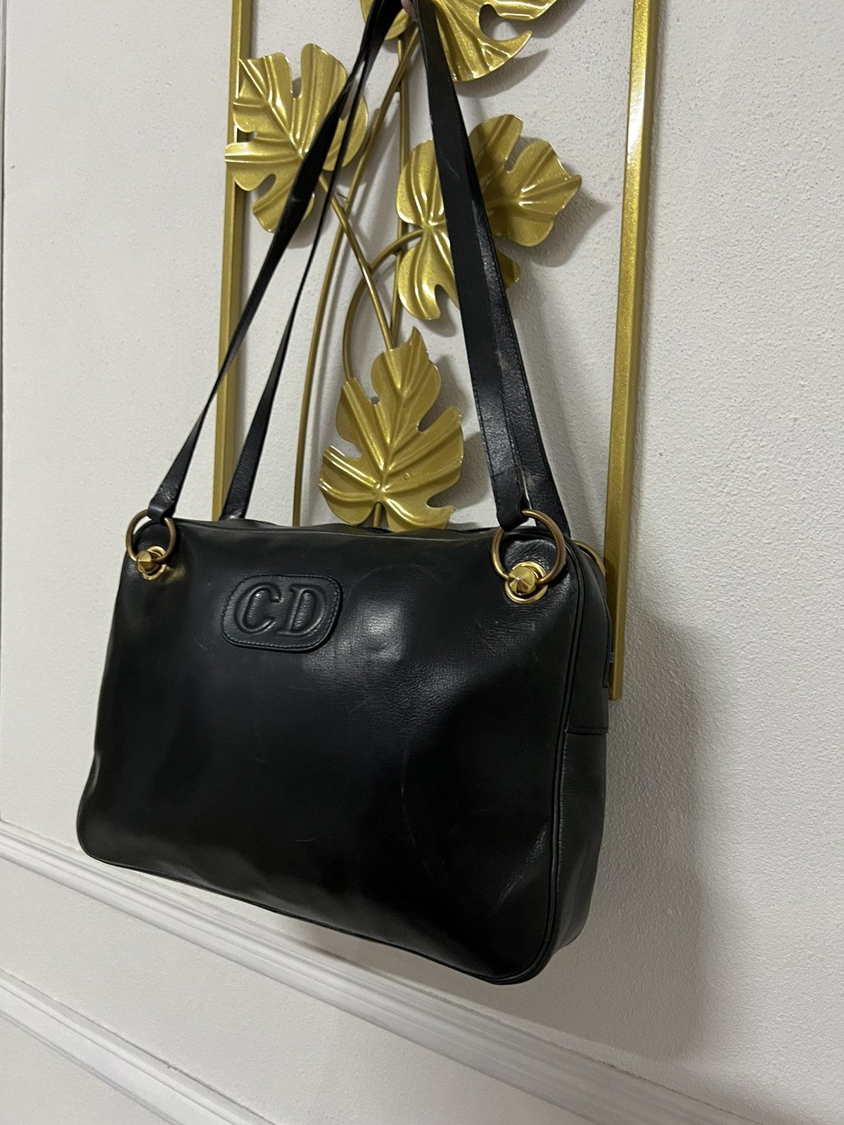 Christian Dior Monsieur VINTAGE CHRISTIAN DIOR LEATHER SHOULDER BAG MODELE EXCLUSIVE Size ONE SIZE - 7 Thumbnail
