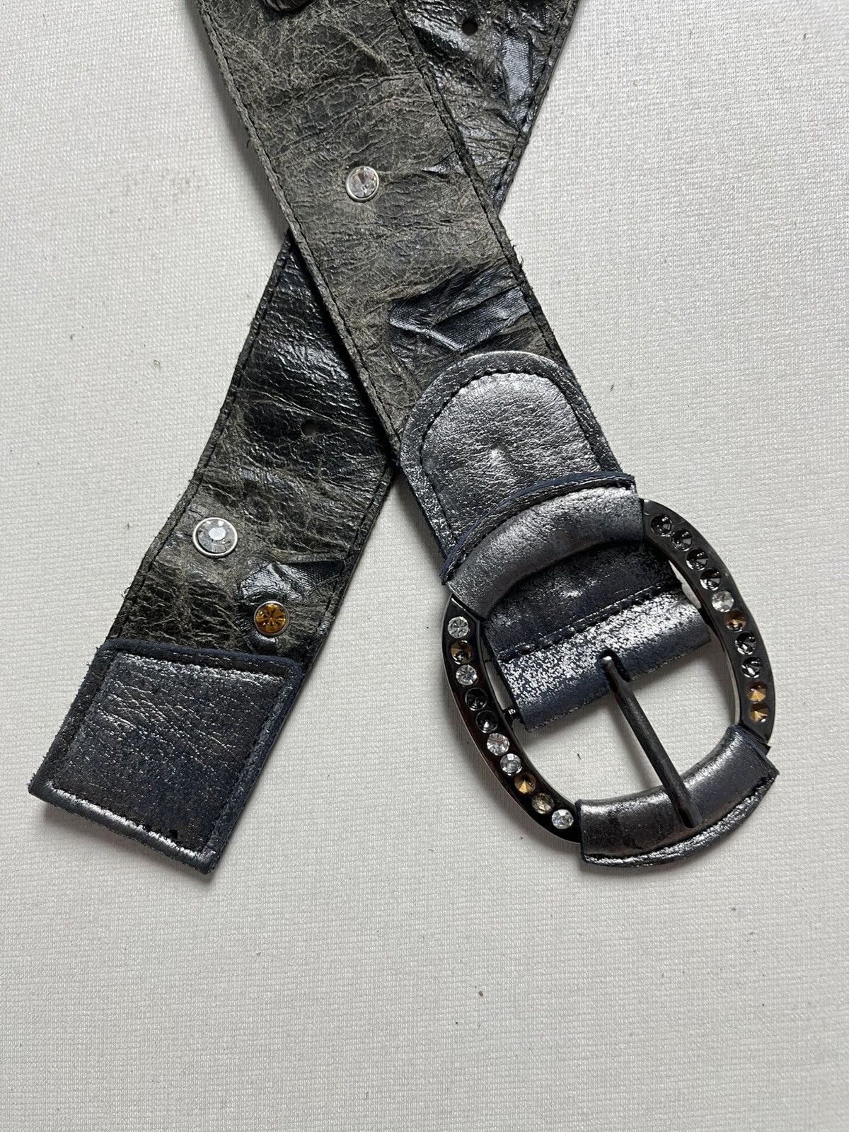 Japanese Brand Vintage crystall belts Size ONE SIZE - 2 Thumbnail
