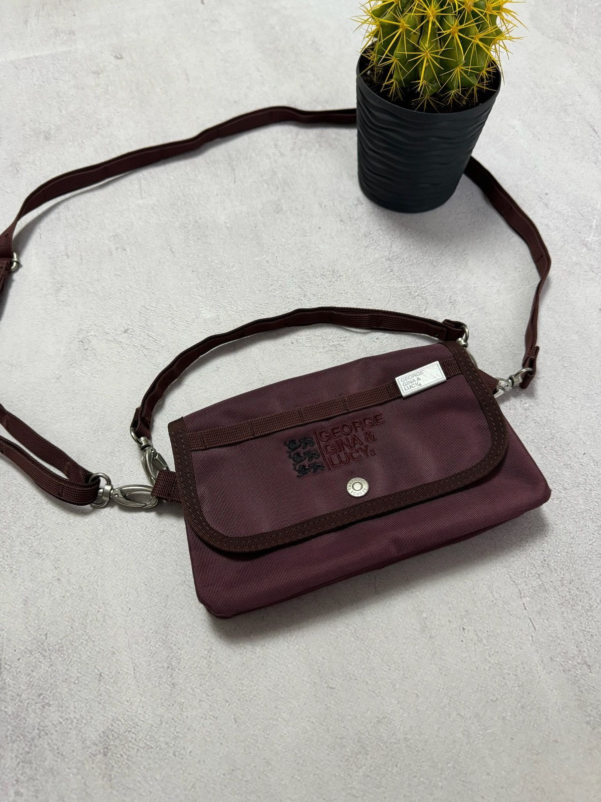 Japanese Brand × Vintage Vintage George Gina & Lucy Clutch Bag Messenger GGL Y2K 90s Size ONE SIZE - 2 Thumbnail