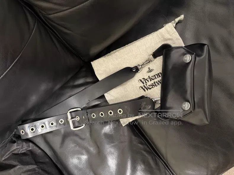 Vivienne Westwood Vivienne Westwood size OS Leather crossbody bag, single sho Size ONE SIZE - 4 Thumbnail