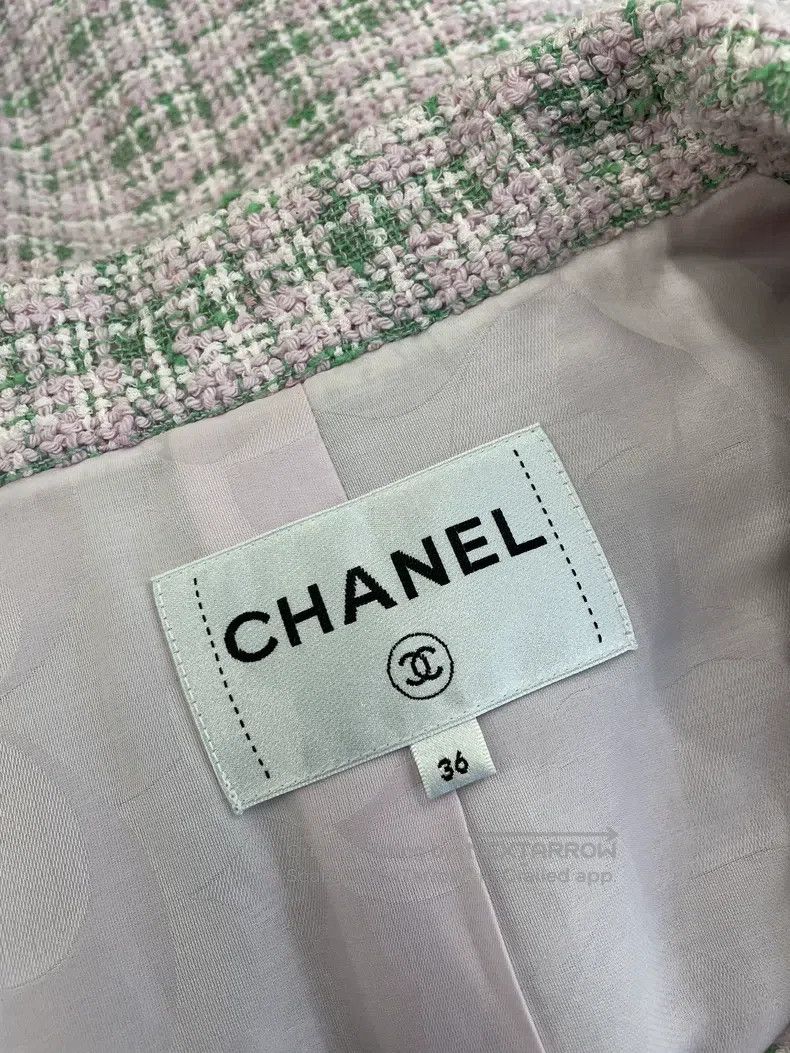Chanel Chanel 21S spring and summer pink and green mixed colour b Size XS / US 0-2 / IT 36-38 - 5 Thumbnail