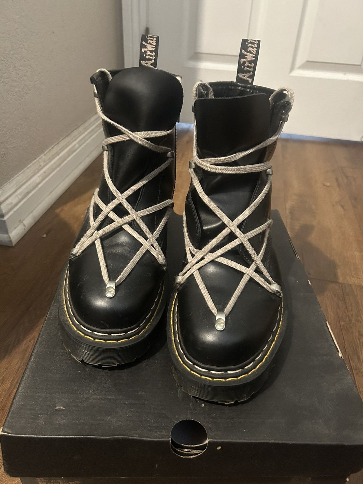 Dr. Martens × Rick Owens Rick Owens Doc Martens Size US 12 / EU 45 - 2 Thumbnail
