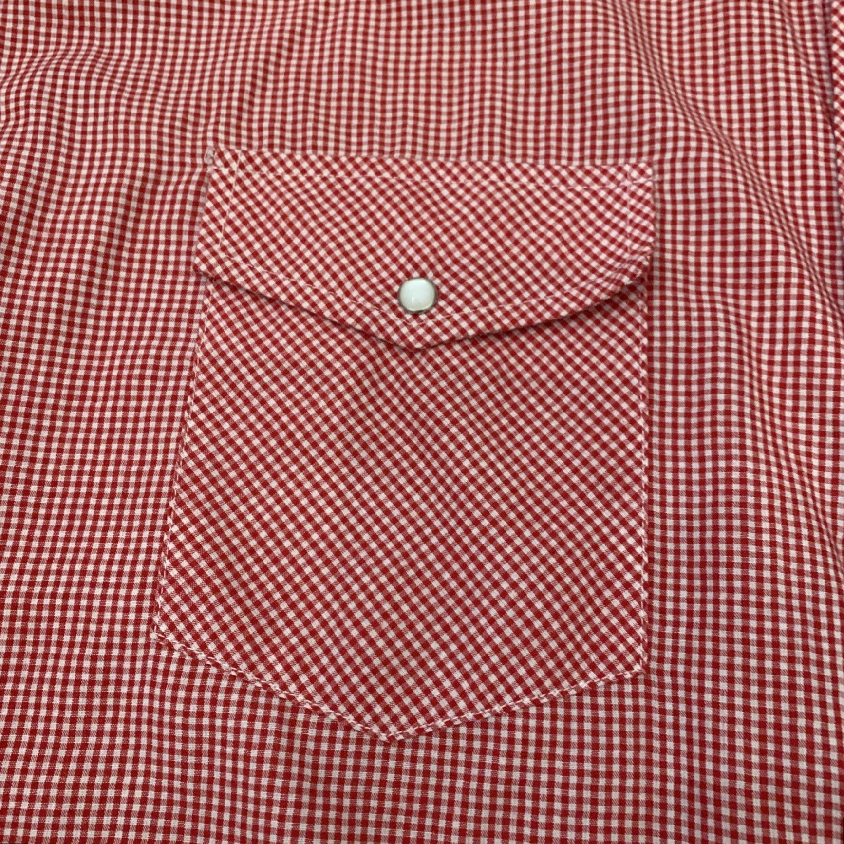 Roper Roper Western Shirt Mens Size XL Pearl Snap Long Sleeve Red Gold Collection Size US XL / EU 56 / 4 - 6 Thumbnail