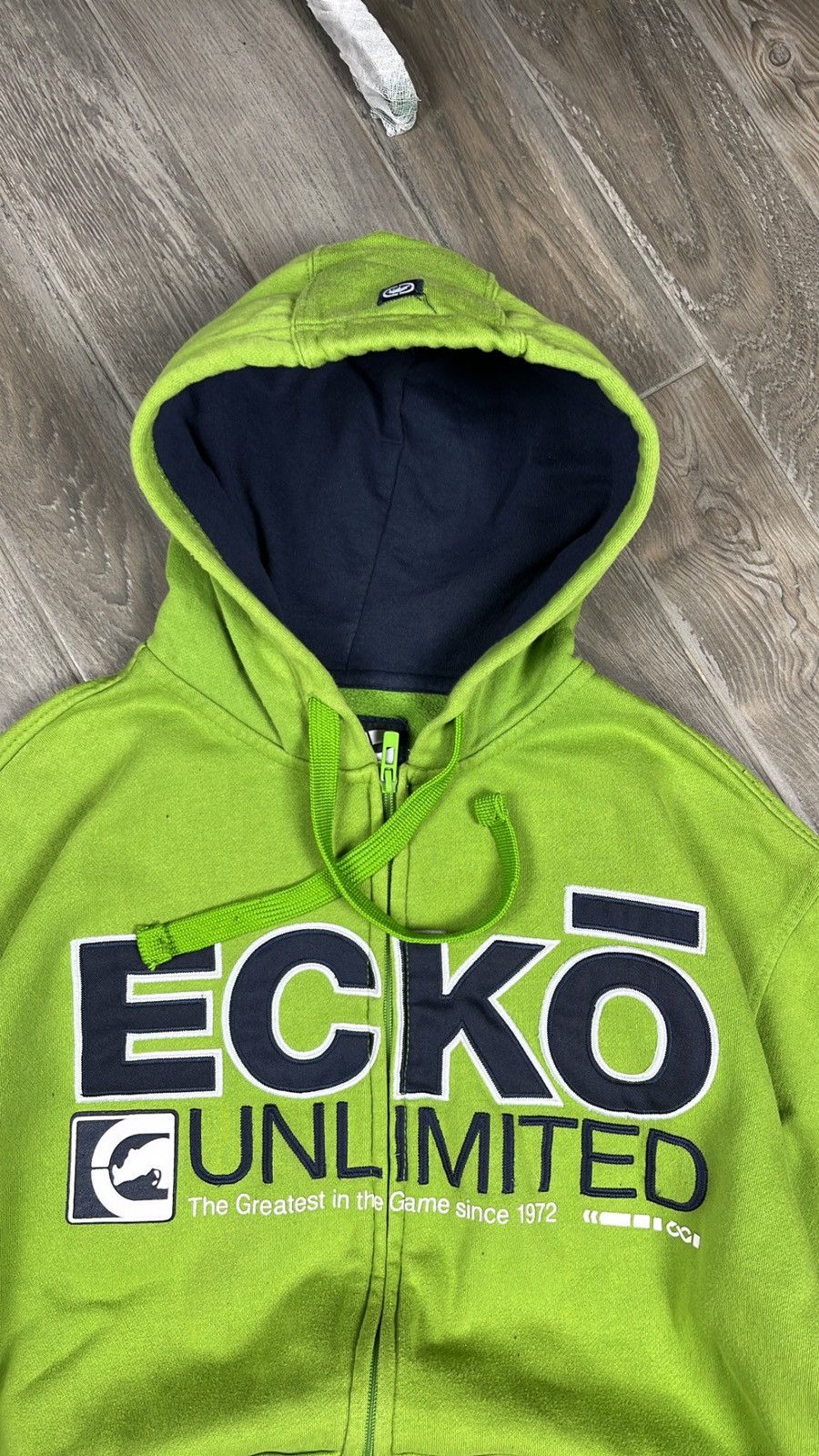 Ecko Unltd. × Vintage Vintage Ecko Unlimited Hype Zip Hoodie Size US M / EU 48-50 / 2 - 4 Thumbnail