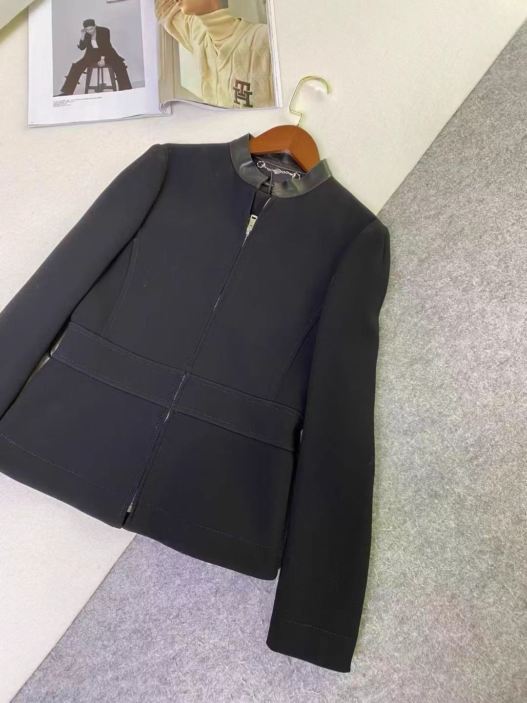 Gucci GUCCI leather-panelled jacket new with tag US 40 Size S / US 4 / IT 40 - 3 Thumbnail