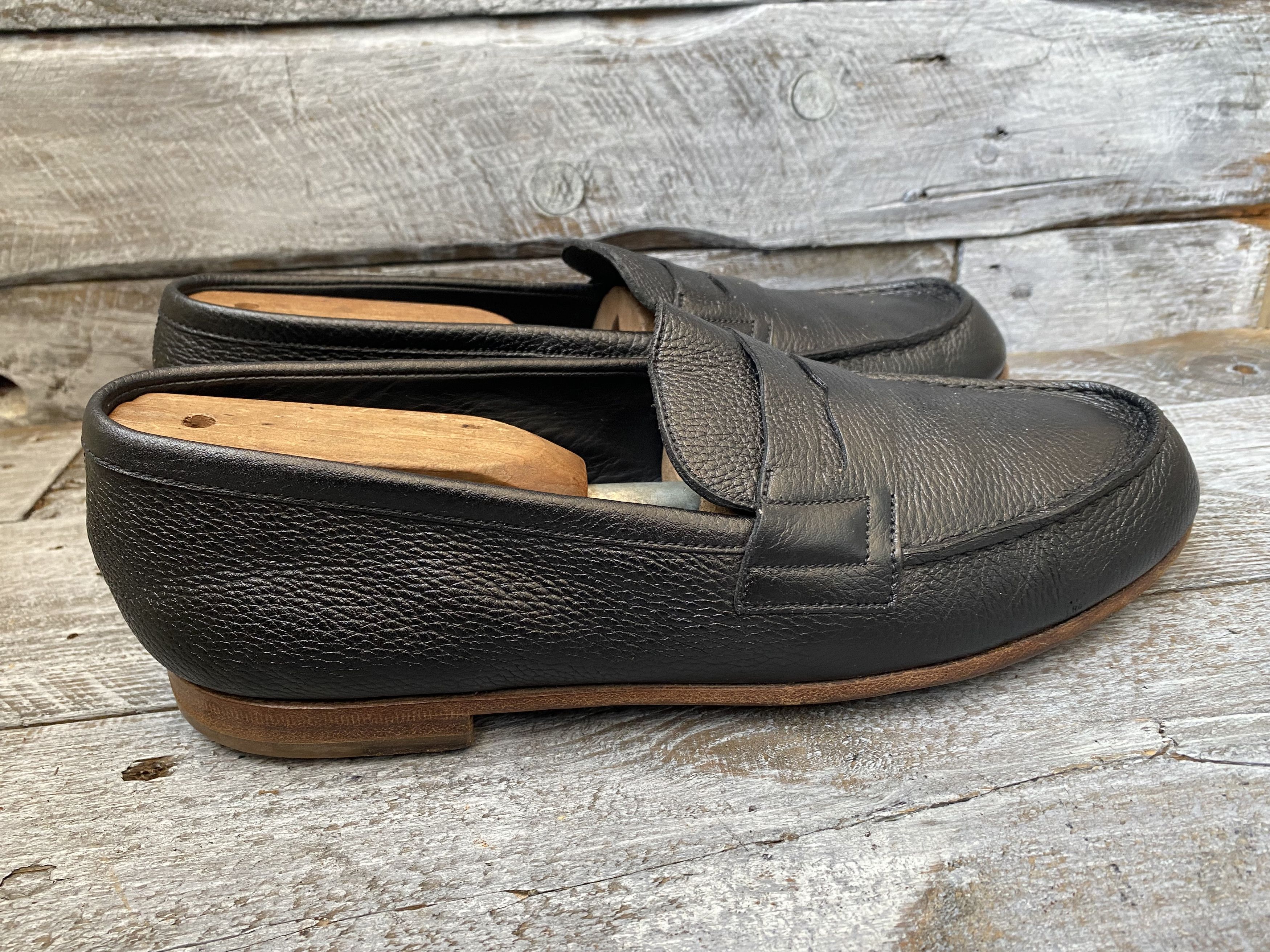 Designer × J.M. Weston Jm weston penny loafers, pebble grain shoes uk7.5 Size US 8.5 / EU 41-42 - 7 Thumbnail