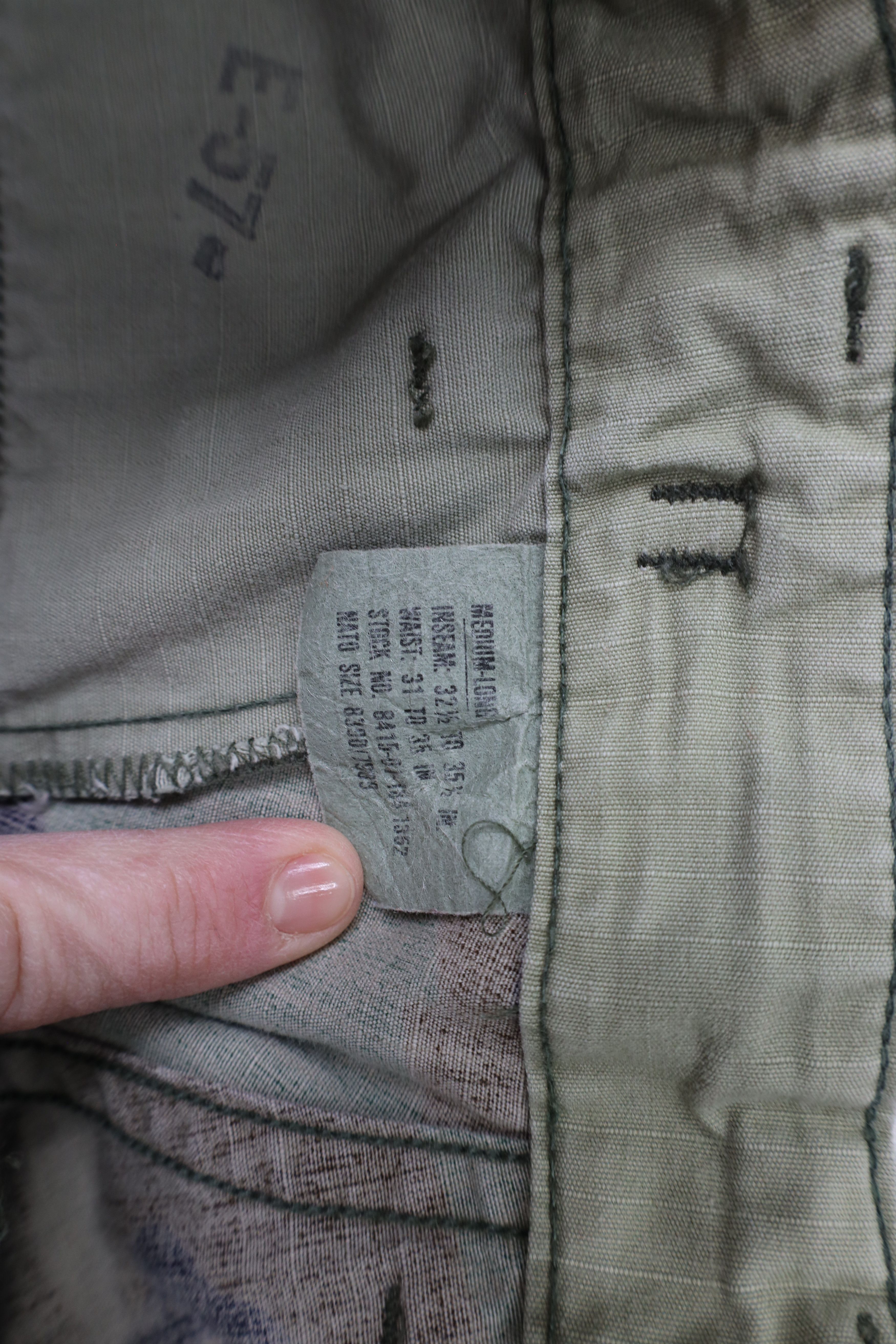 Vintage Vintage 80s Propper Camouflage Cargo Combat Pants USA Size US 34 / EU 50 - 9 Thumbnail