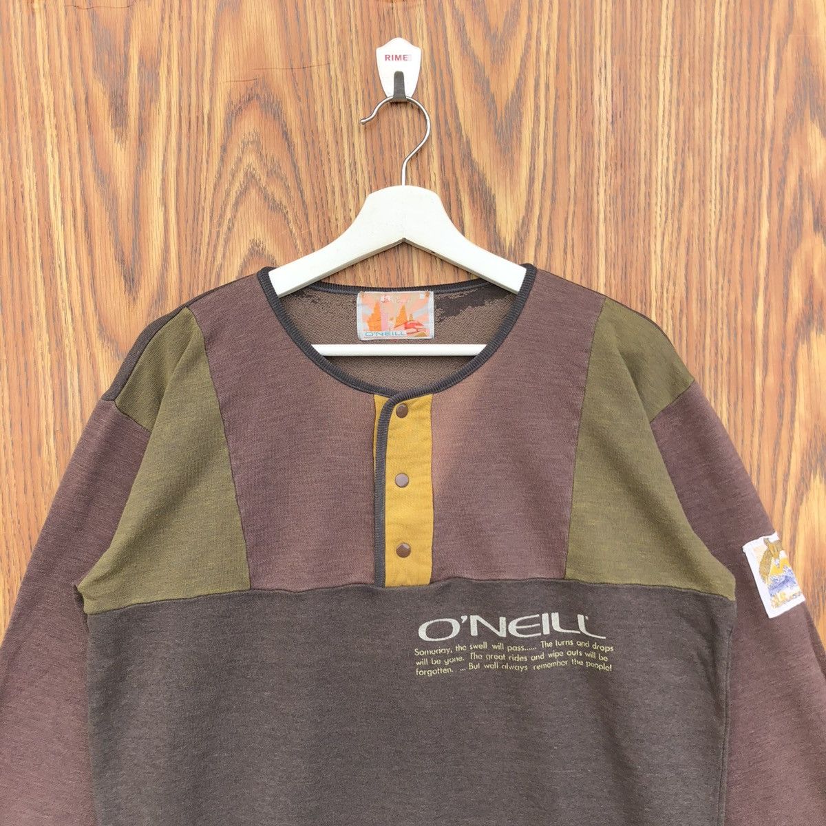 O'Neill Vintage O’neill Surfing California Snap Button Sweatshirt Size US M / EU 48-50 / 2 - 3 Thumbnail