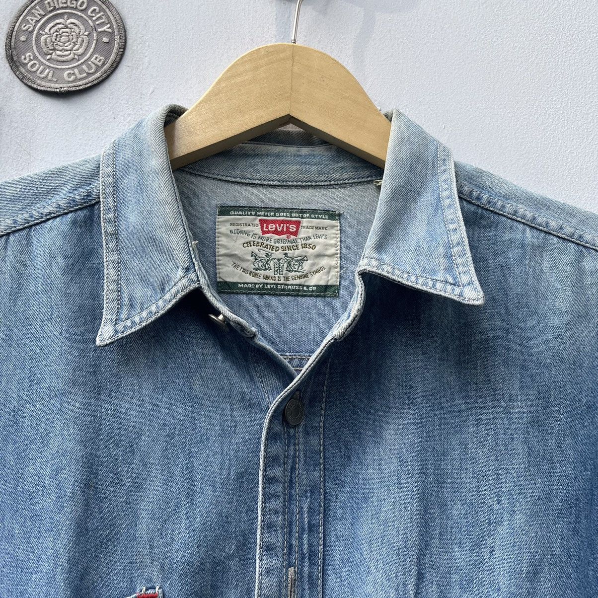 Levi's × Levi's Made & Crafted × Levi's Vintage Clothing Vintage levis Signature chambray blue jeans denim long sleev Size US L / EU 52-54 / 3 - 9 Thumbnail