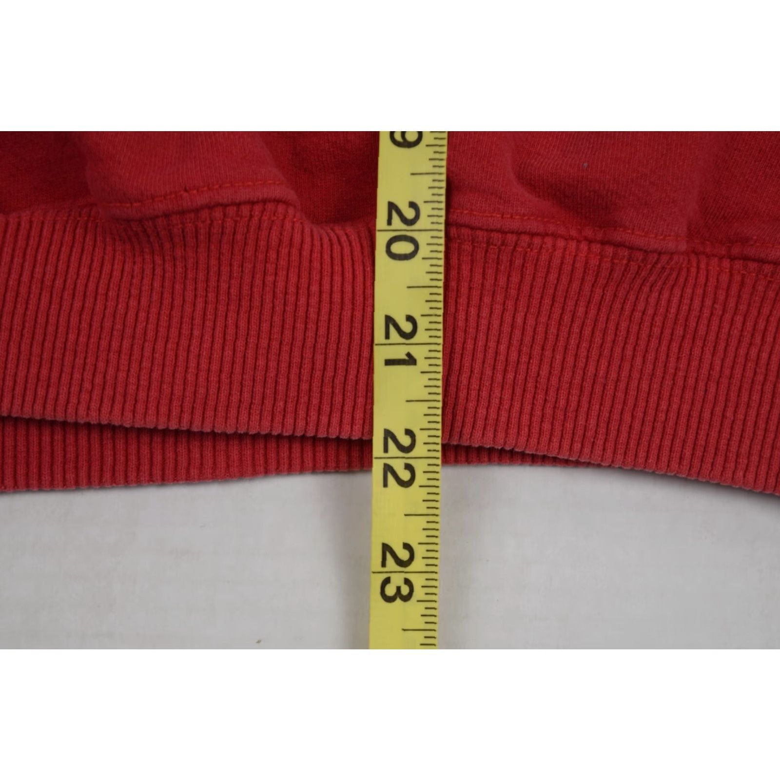 VINTAGE SDI Sweatshirt US Open Pebble Beach 1992 90s Red Blue Trim Cotton M/L 42 Chest Long Sleeve Shirt Mens