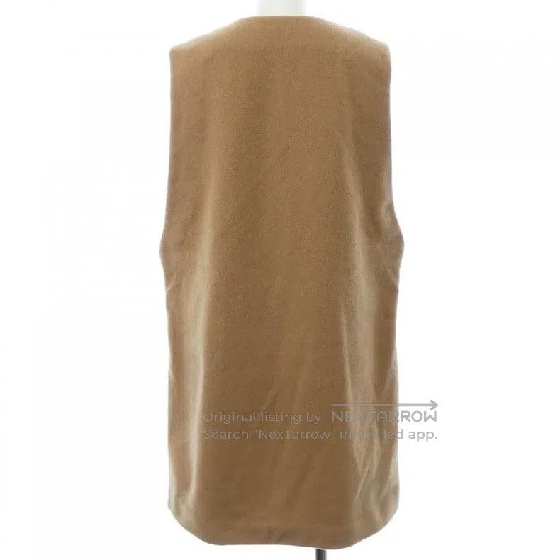 Hermes Hermes Camel hair V-neck top Size XS / US 0-2 / IT 36-38 - 2 Thumbnail