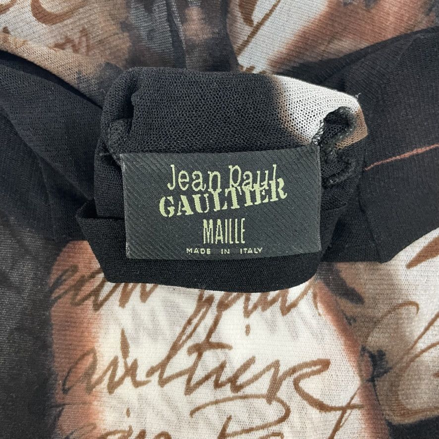 Jean Paul Gaultier AW1997 Jean Paul Gaultier Kissing Lovers Mesh Top Vintage Size US L / EU 52-54 / 3 - 6 Thumbnail
