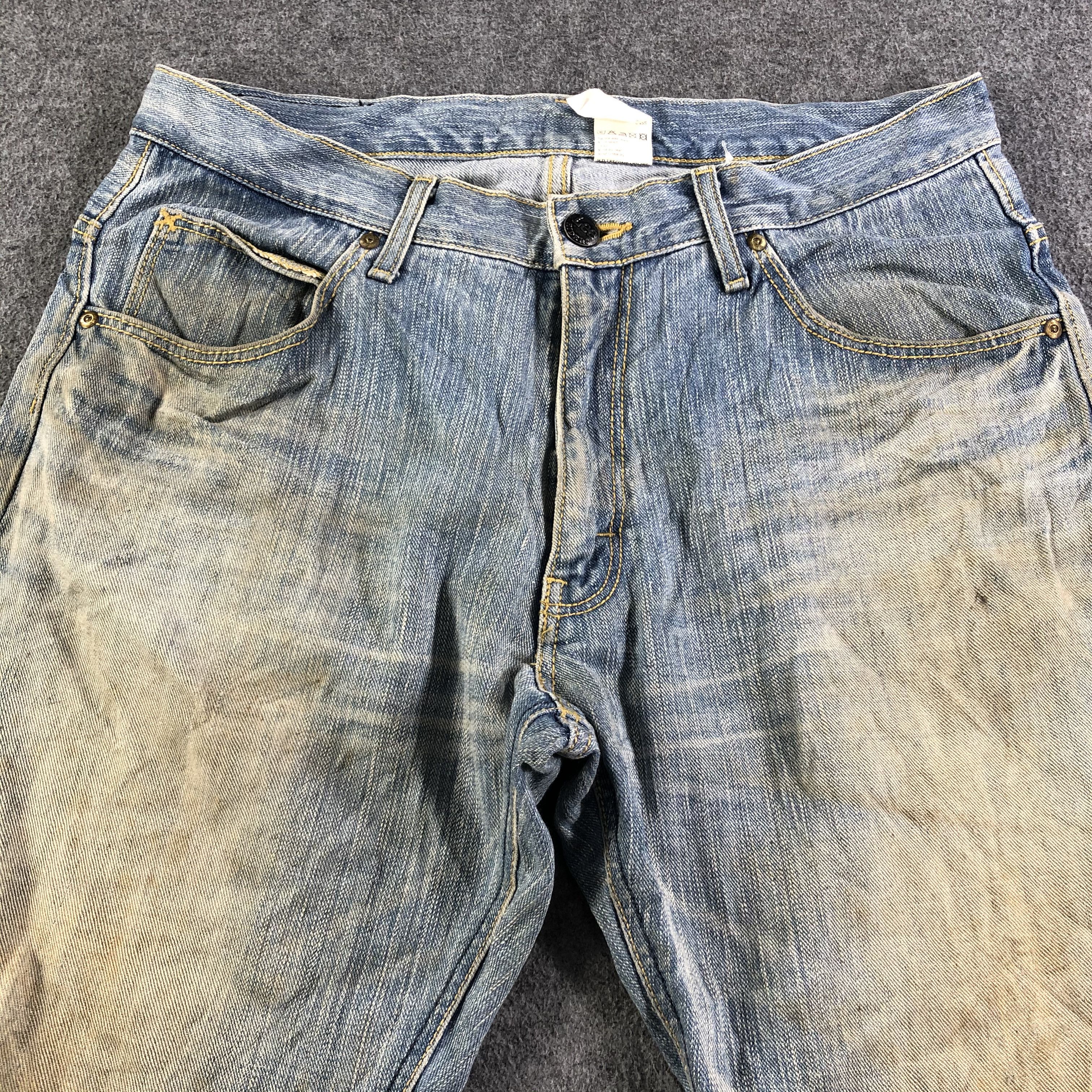 Lee Vintage Blue Wash Lee Jeans-J2928 Size US 35 - 3 Thumbnail