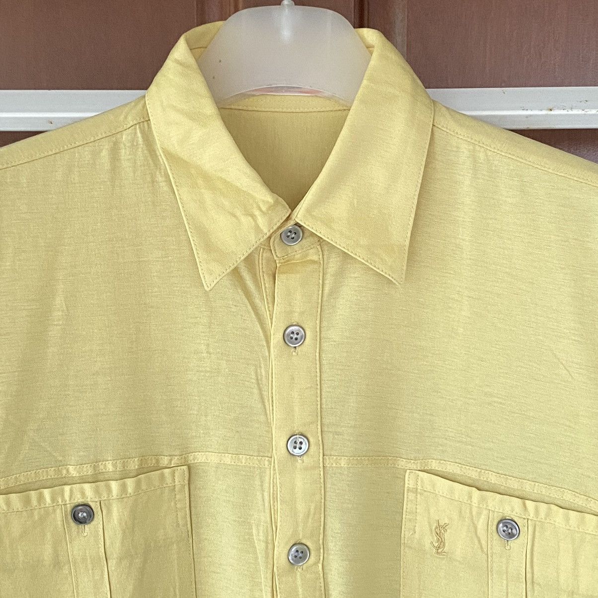 Vintage YSL polo shirt double pocket