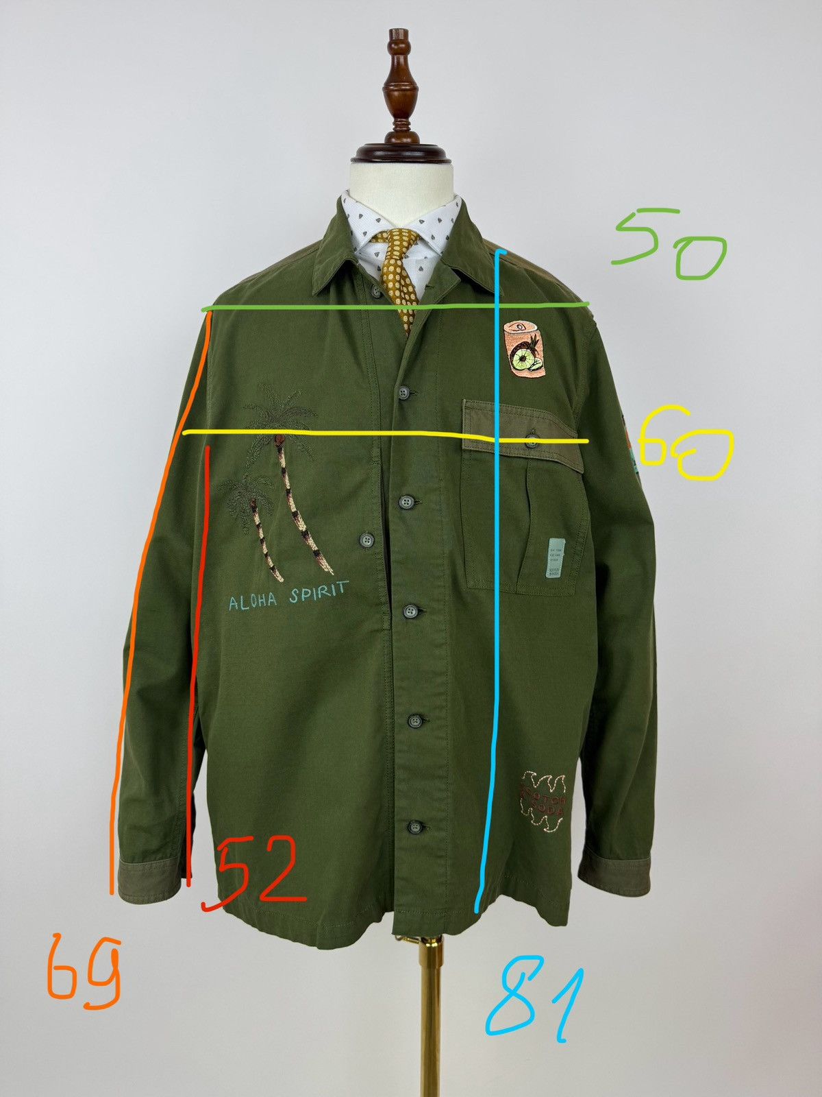 Scotch & Soda Scotch & Soda Army overshirt military jacket Hawaii shirt Size US XL / EU 56 / 4 - 15 Thumbnail