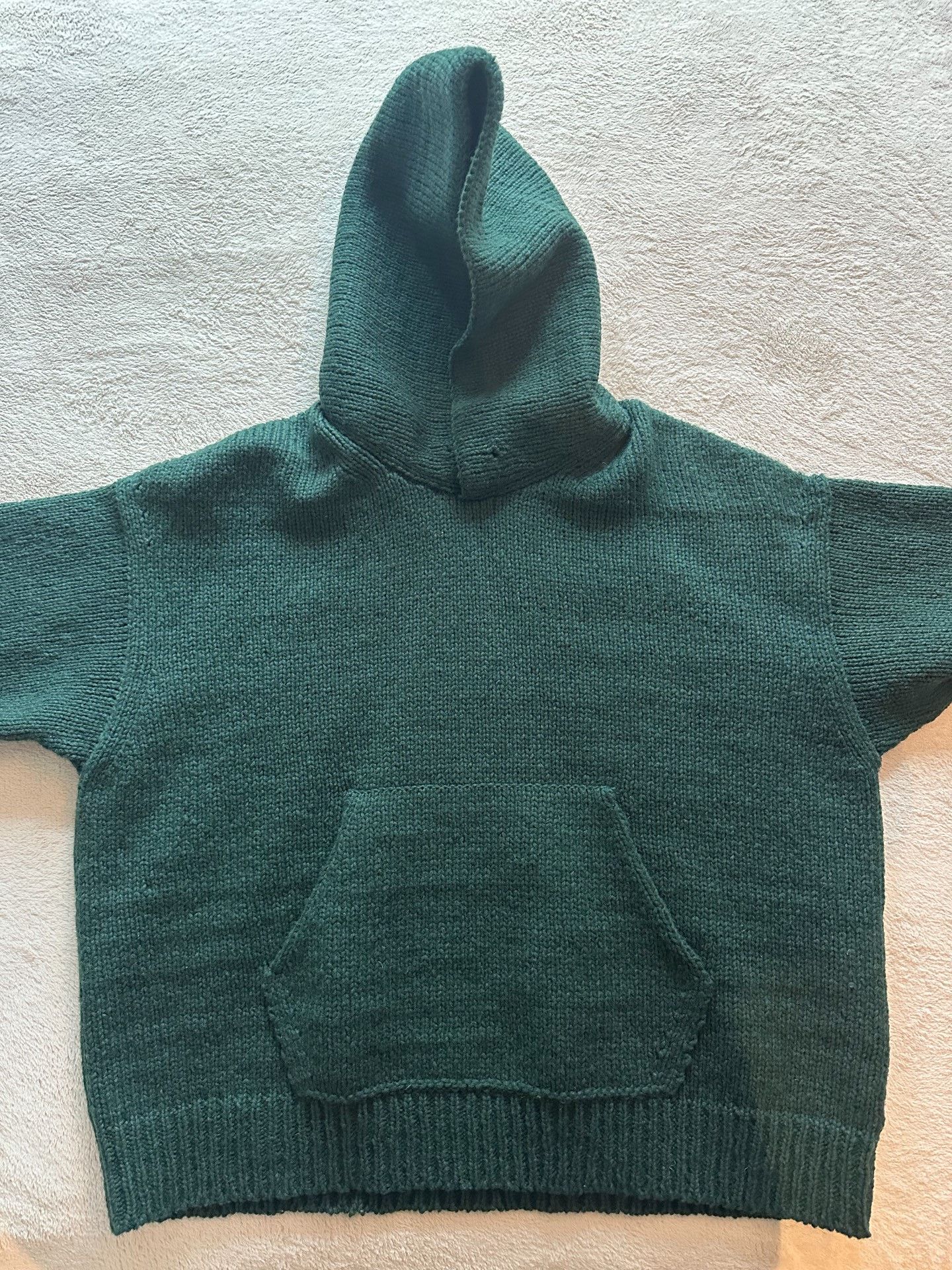 Visvim VISVIM 23AW Men's Green Knit Hoodie Size US L / EU 52-54 / 3 - 1 Thumbnail