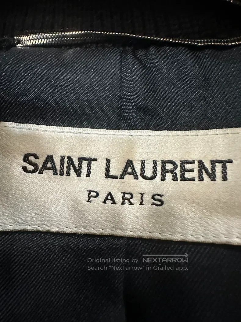 Saint Laurent Paris Saint Laurent Paris Vintage Black Patchwork Lamb Fur Black Size US M / EU 48-50 / 2 - 2 Thumbnail