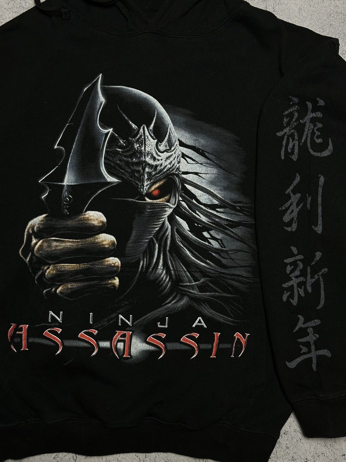 Vintage Vintage Ninja Assassin Samurai Y2K Spiral Hoodie Size US XL / EU 56 / 4 - 4 Thumbnail