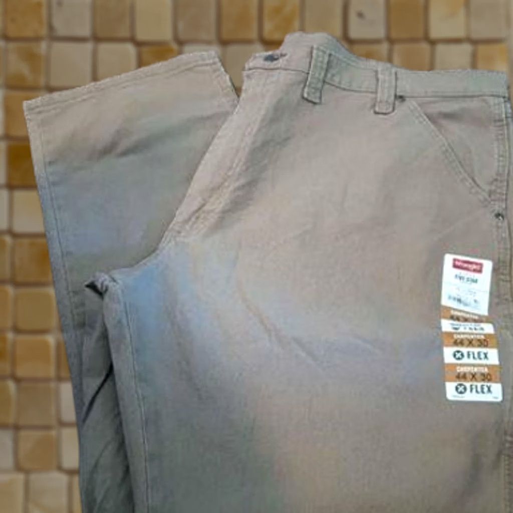 Wrangler WRANGLER Jeans Carpenter Flex Brown 44x30 Men Regular Size 44 Brown Carpenter Jeans Mens Mens Size US 44 / EU 60 - 1 Preview