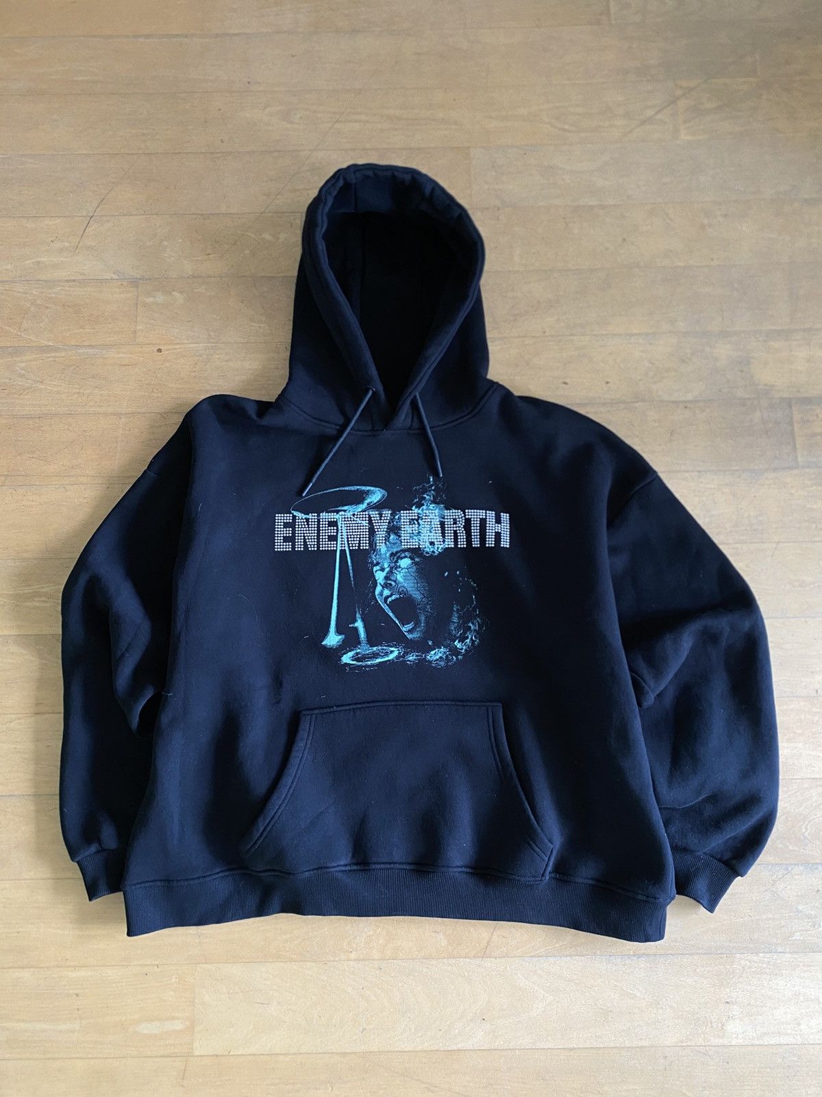 Other Enemy Earth Rhinestone Hoodie Size US XXL / EU 58 / 5 - 1 Thumbnail