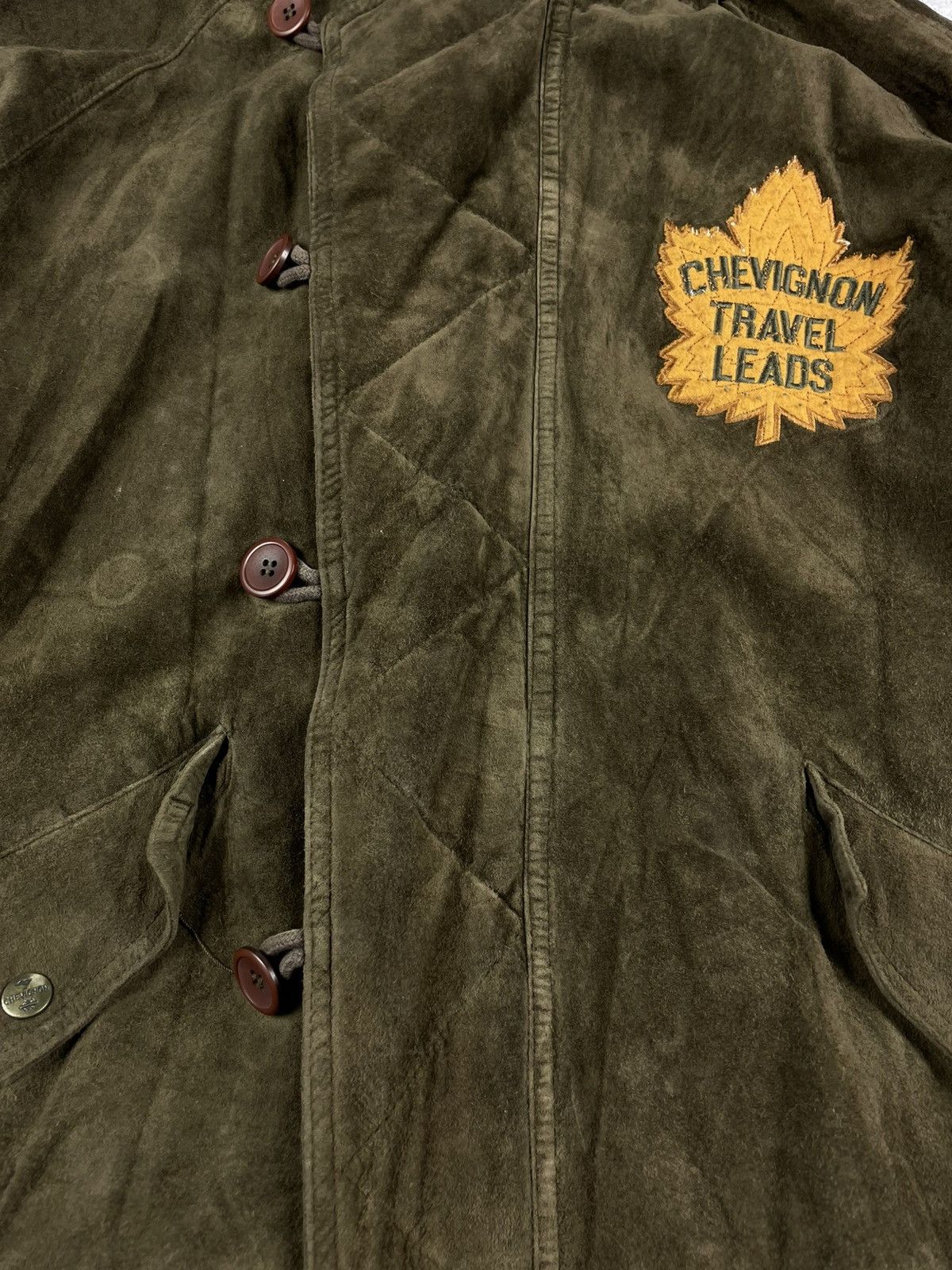 Chevignon × Vintage Chevignon Suede Bomber Jacket Clifford Office Ontario Canada Size US M / EU 48-50 / 2 - 5 Thumbnail
