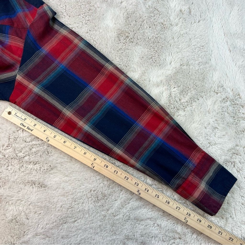 Wrangler Wrangler Pearl Snap Shirt Casual Plaid Western Size 16.5 35 Size US XL / EU 56 / 4 - 5 Thumbnail