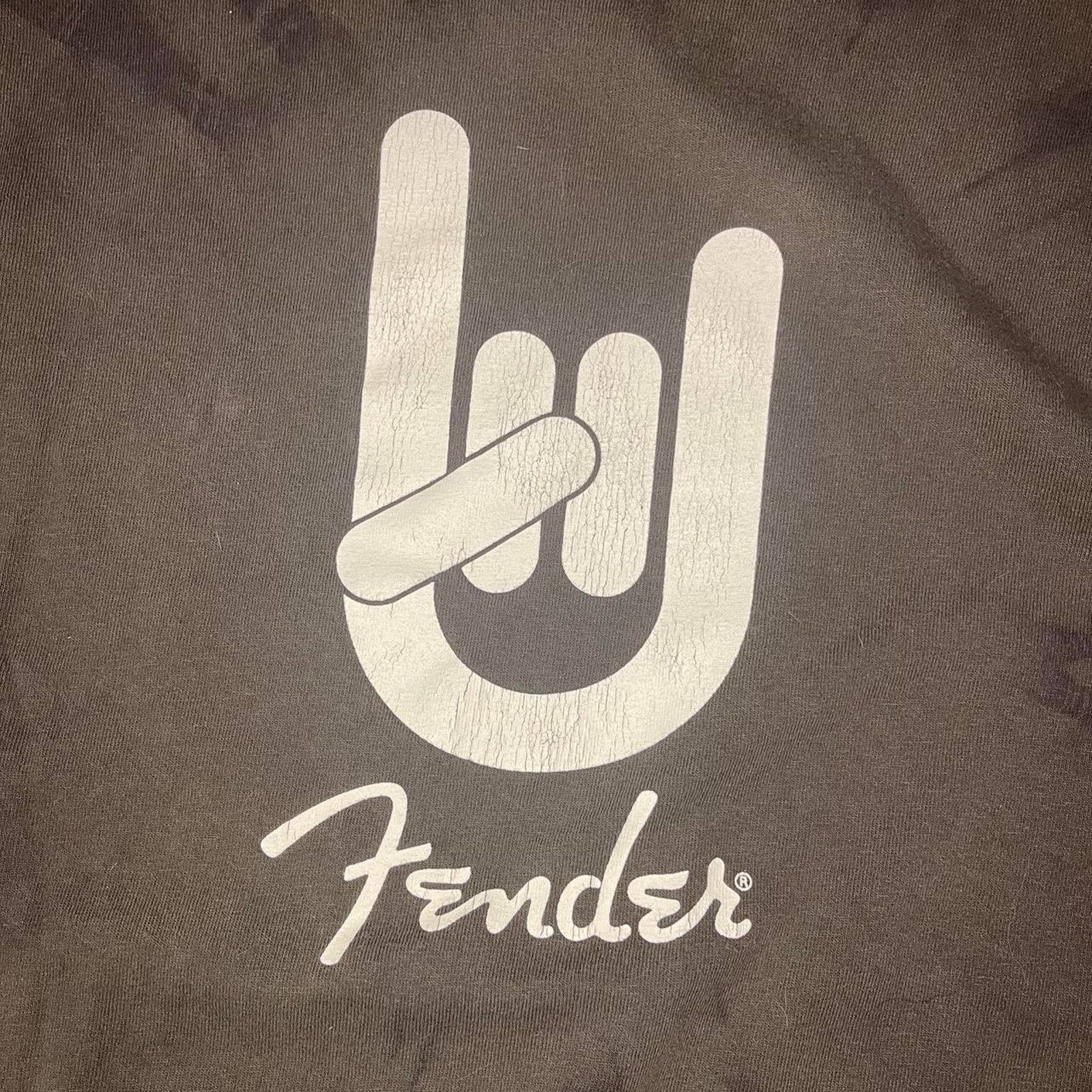 AAA Vintage y2k Fender Graphic Tee Size US M / EU 48-50 / 2 - 2 Thumbnail