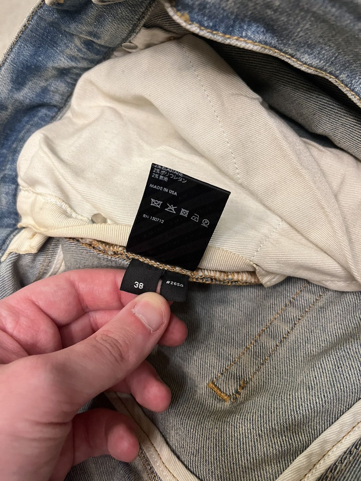 Amiri Amiri Paint Drip Core Logo Jeans Size US 38 / EU 54 - 7 Thumbnail